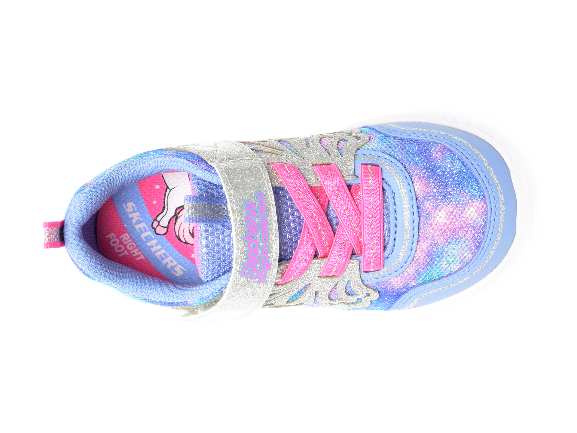 Pantofi sport SKECHERS multicolor, Comfy Flex 2.0, din material textil - 6