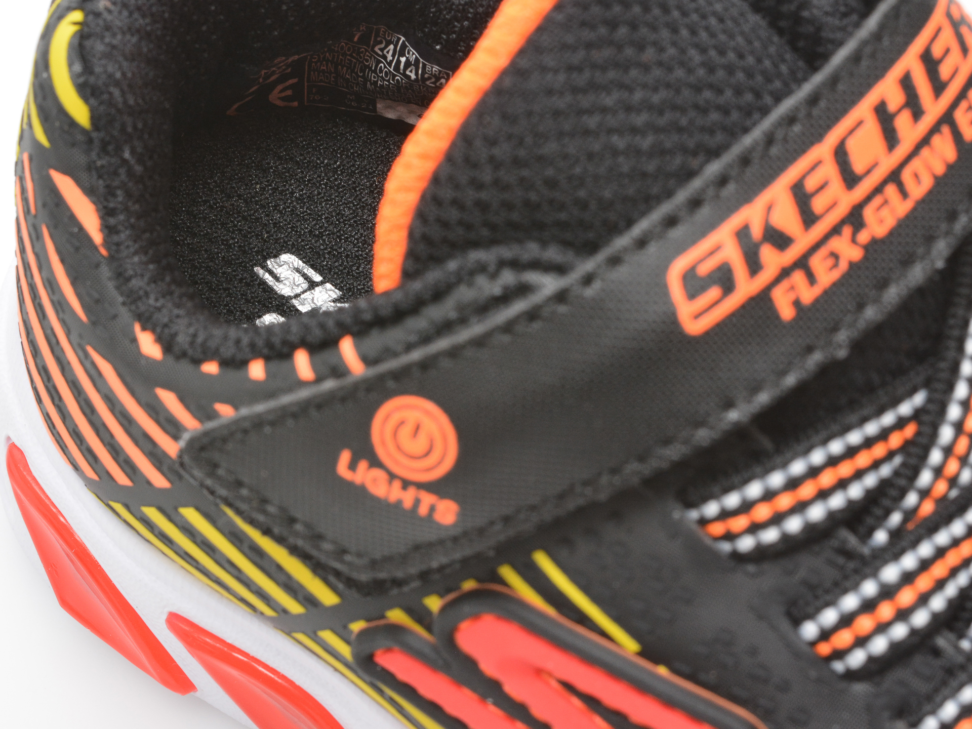 Pantofi sport SKECHERS multicolor, FLEX-GLOW ELITE, din piele ecologica - 3