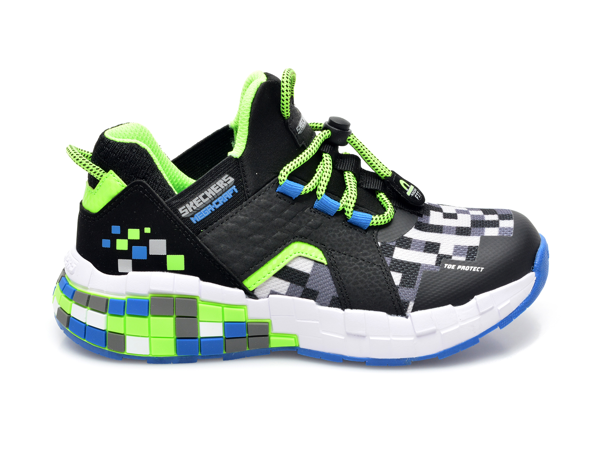 Pantofi sport SKECHERS multicolor, Mega, din material textil si piele ecologica - 1