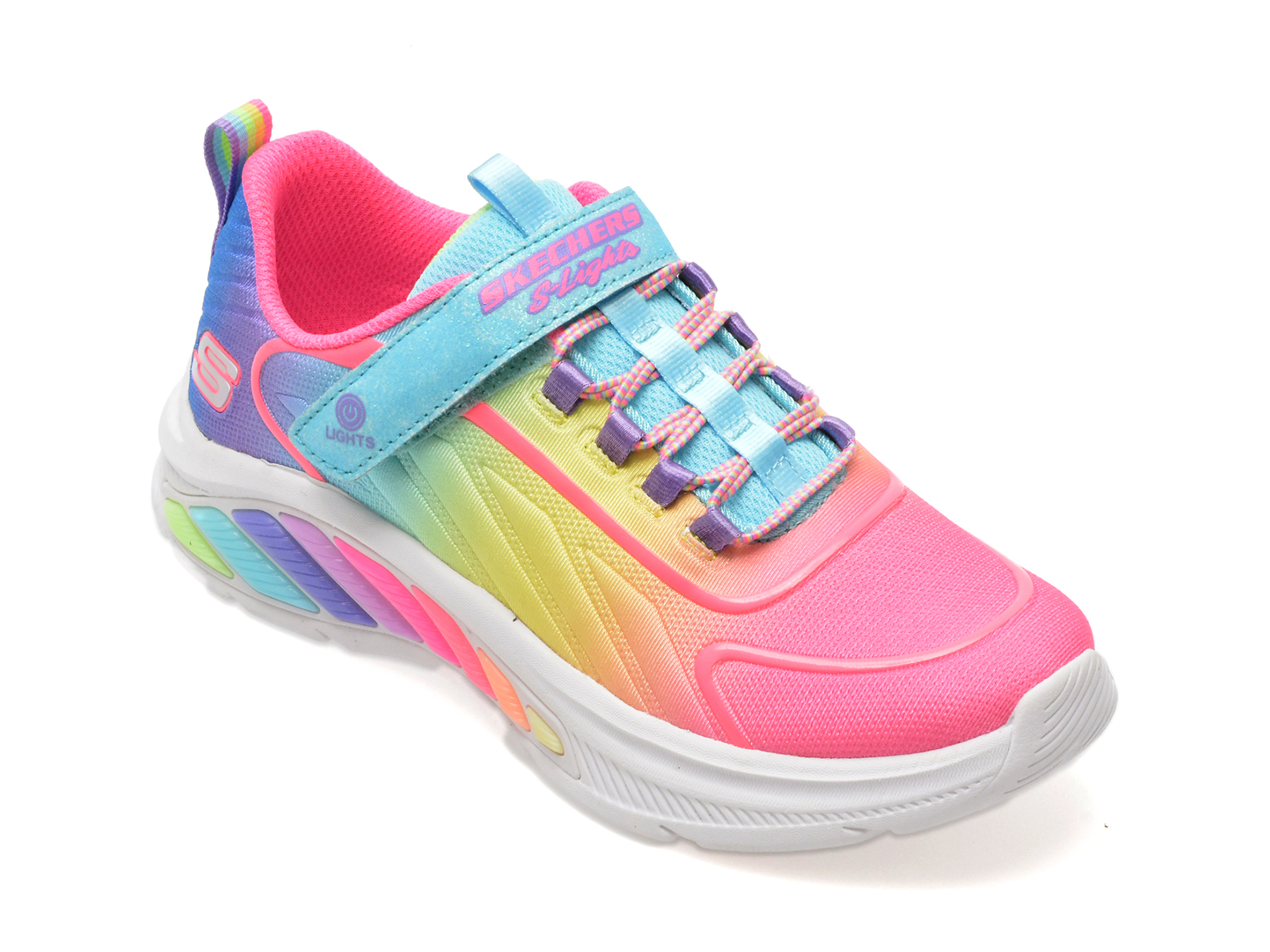 Pantofi Sport Skechers Multicolor, Rainbow Cruisers, Din Material Textil