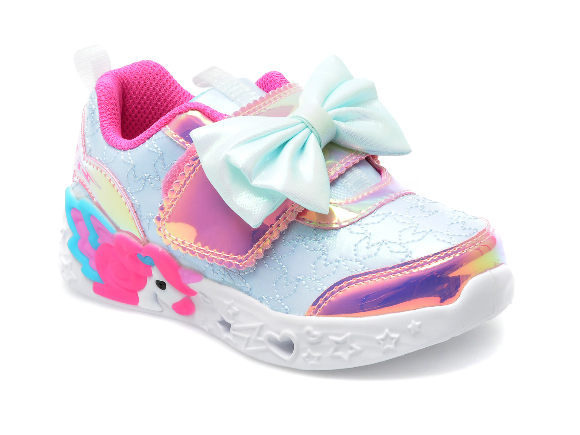 Pantofi sport SKECHERS multicolor, UNICORN CHARMER , din piele ecologica /copii/incaltaminte