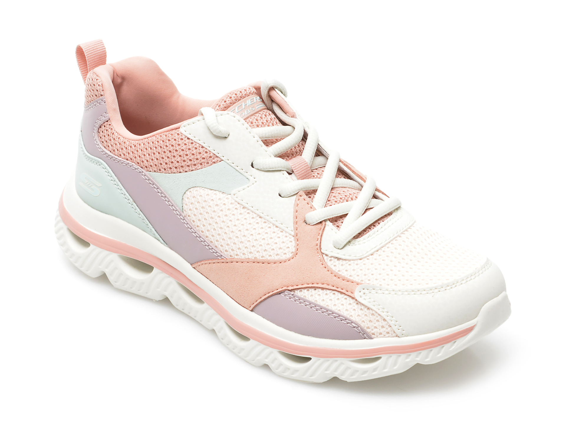 Pantofi sport SKECHERS multicolori, ARC WAVES, din material textil si piele ecologica /femei/pantofi imagine noua