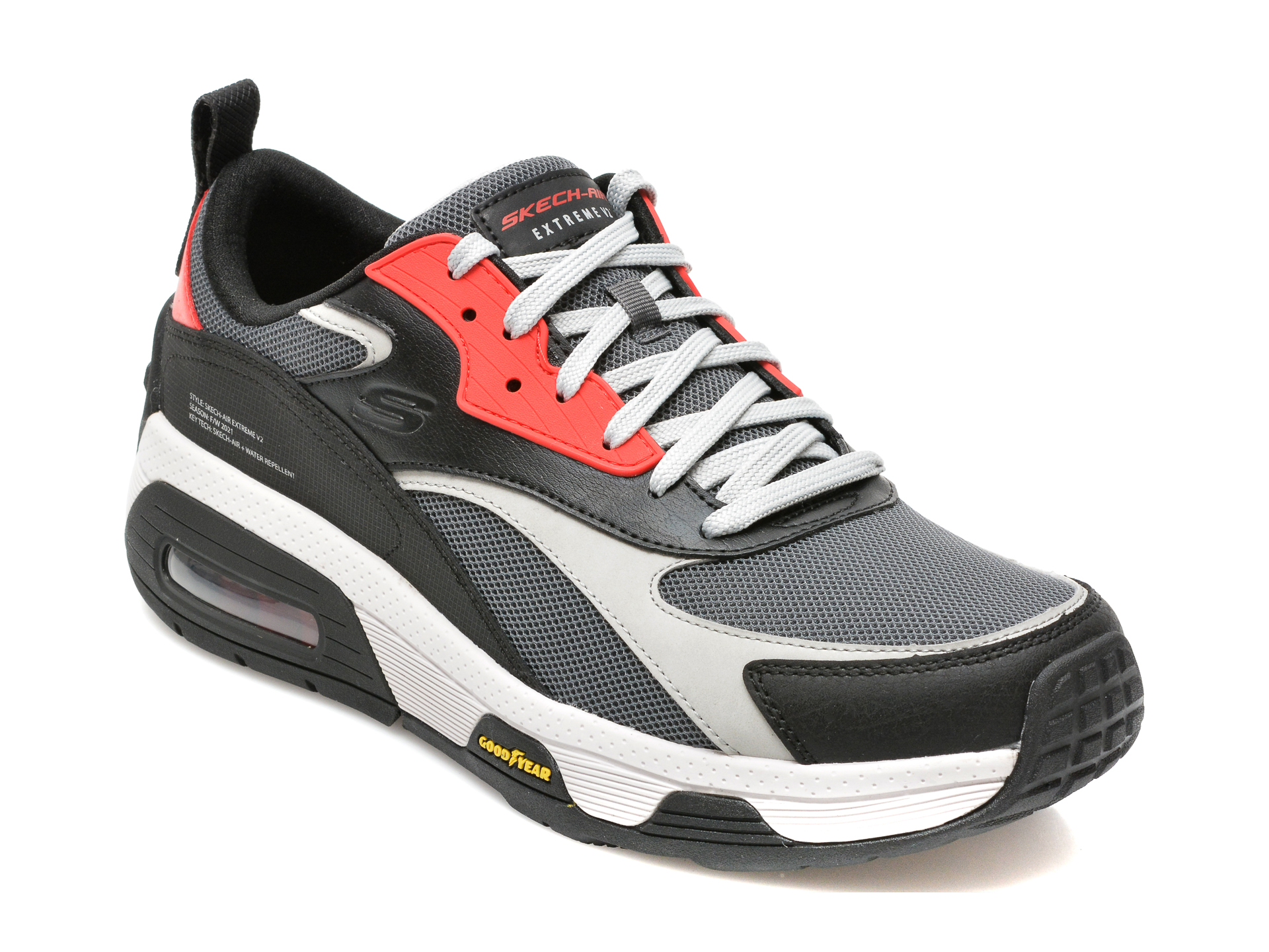 Pantofi sport SKECHERS multicolori, SKECH-AIR EXTREME V2, din material textil si piele naturala otter.ro otter.ro