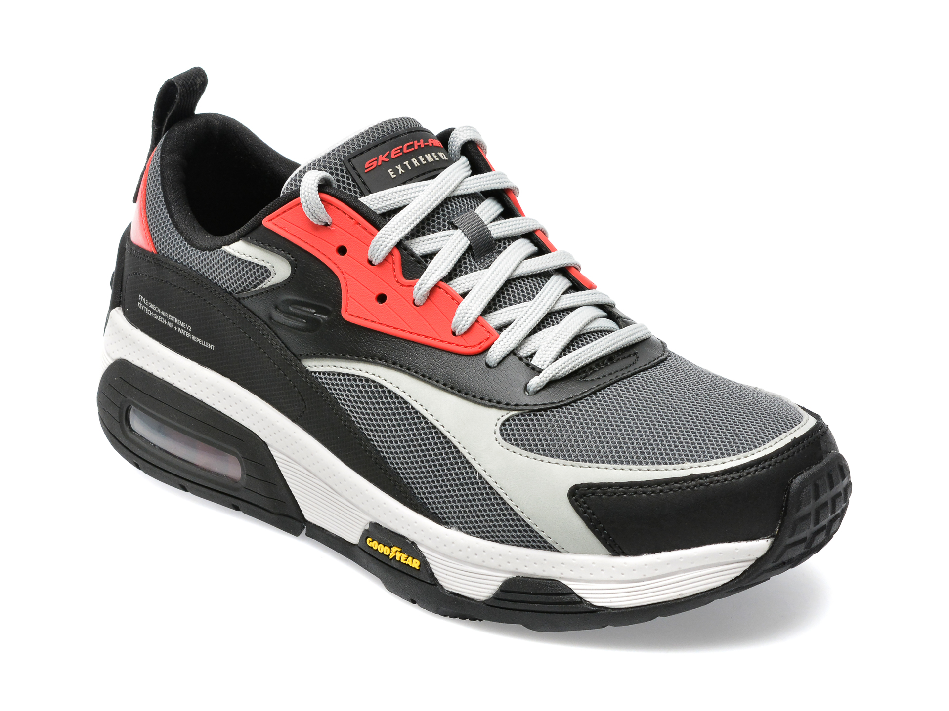 Pantofi sport SKECHERS multicolori, SKECH-AIR EXTREME V2 , din material textil si piele naturala /barbati/pantofi imagine noua