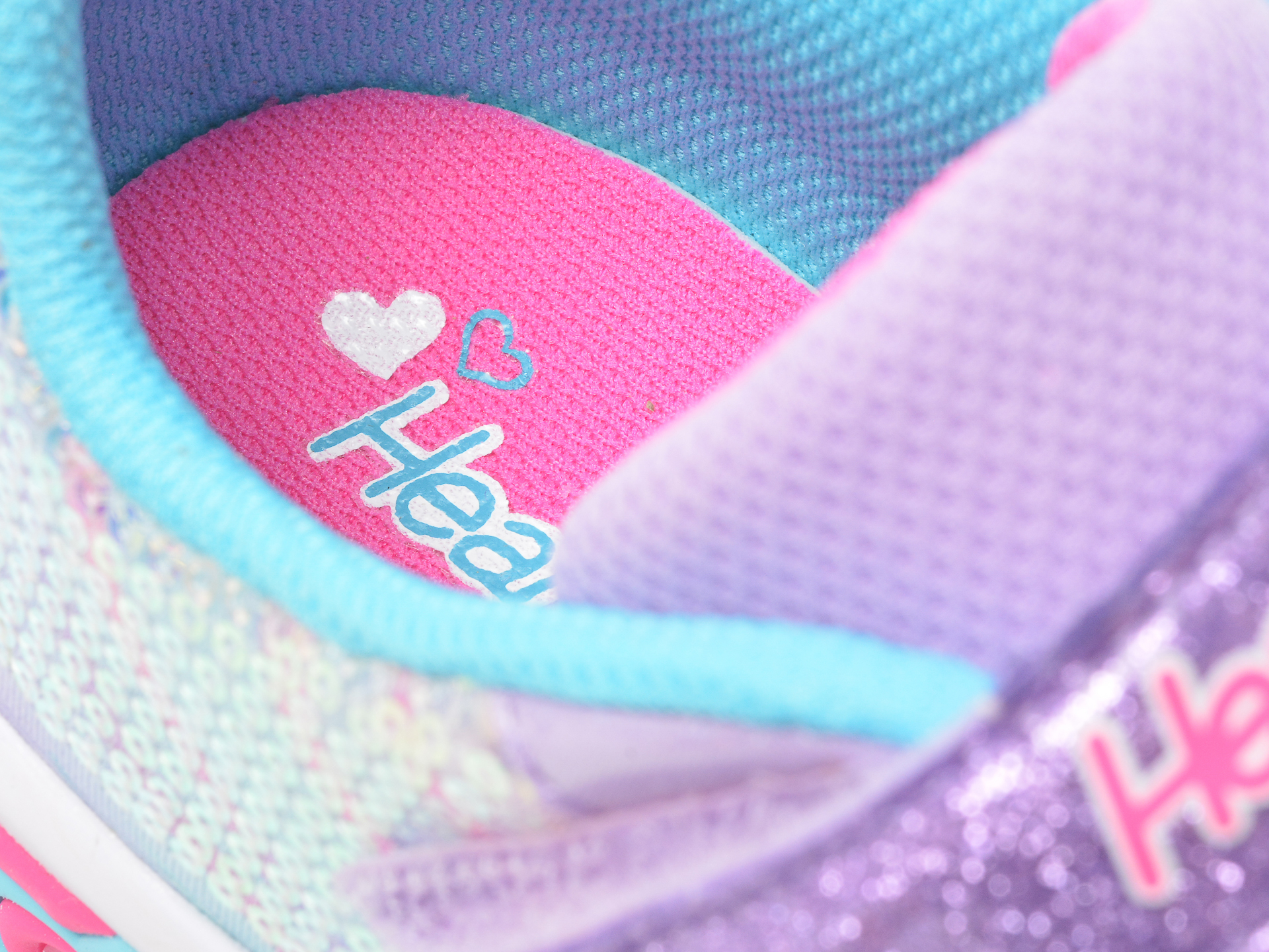 Pantofi sport SKECHERS multicolori, SWEETHEART LIGHTS2313L, din material textil - 3