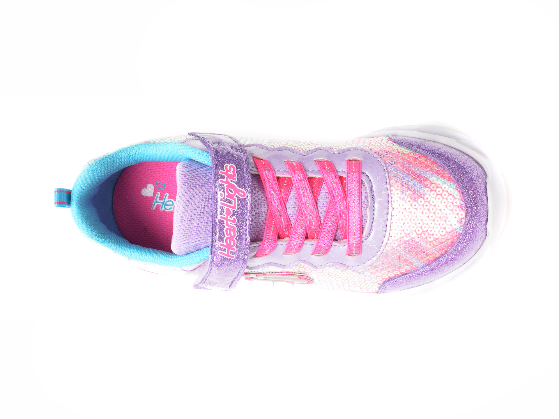 Pantofi sport SKECHERS multicolori, SWEETHEART LIGHTS2313L, din material textil - 6