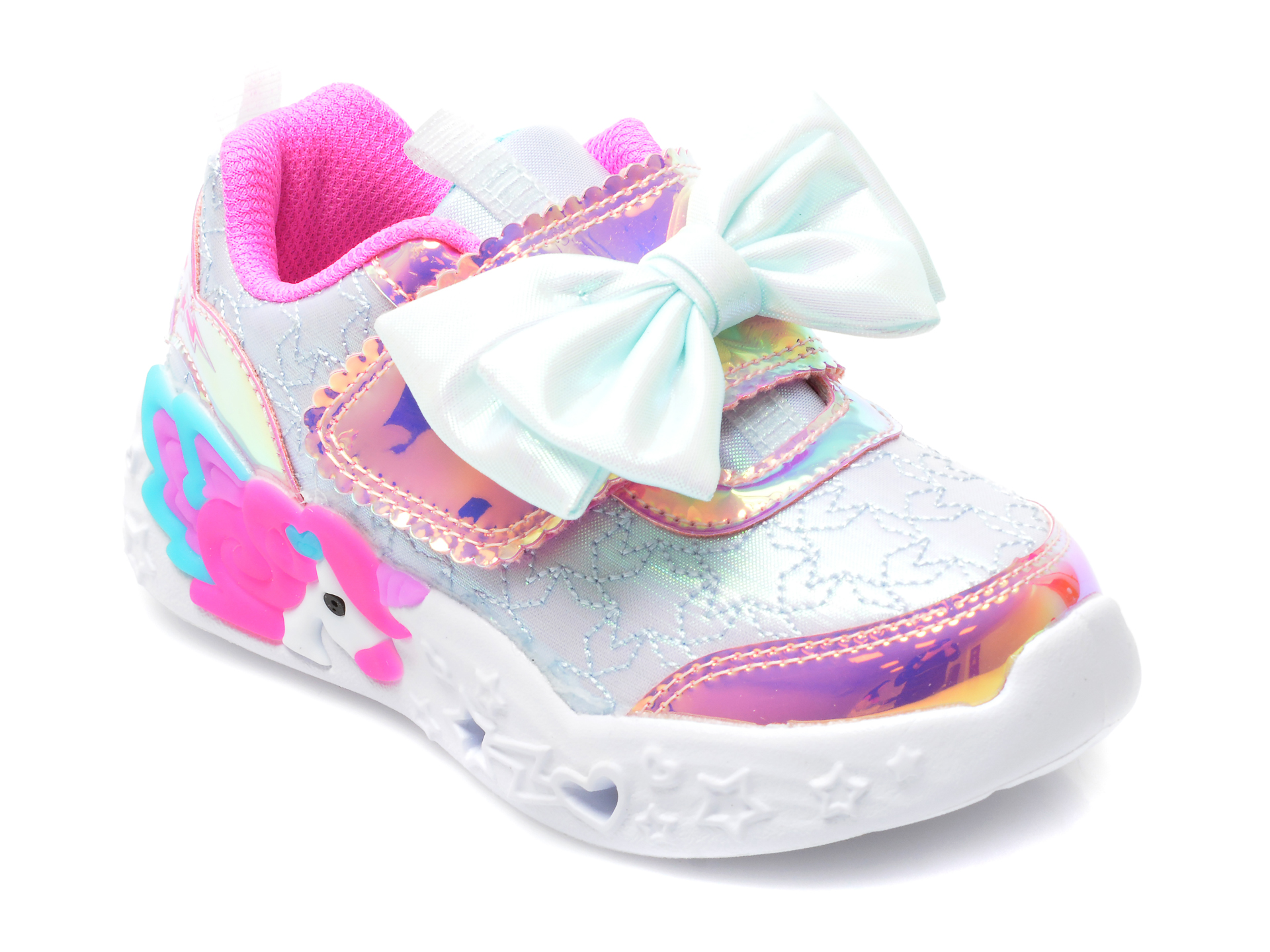 Pantofi sport SKECHERS multicolori, UNICORN CHARMER, din material textil /copii/incaltaminte