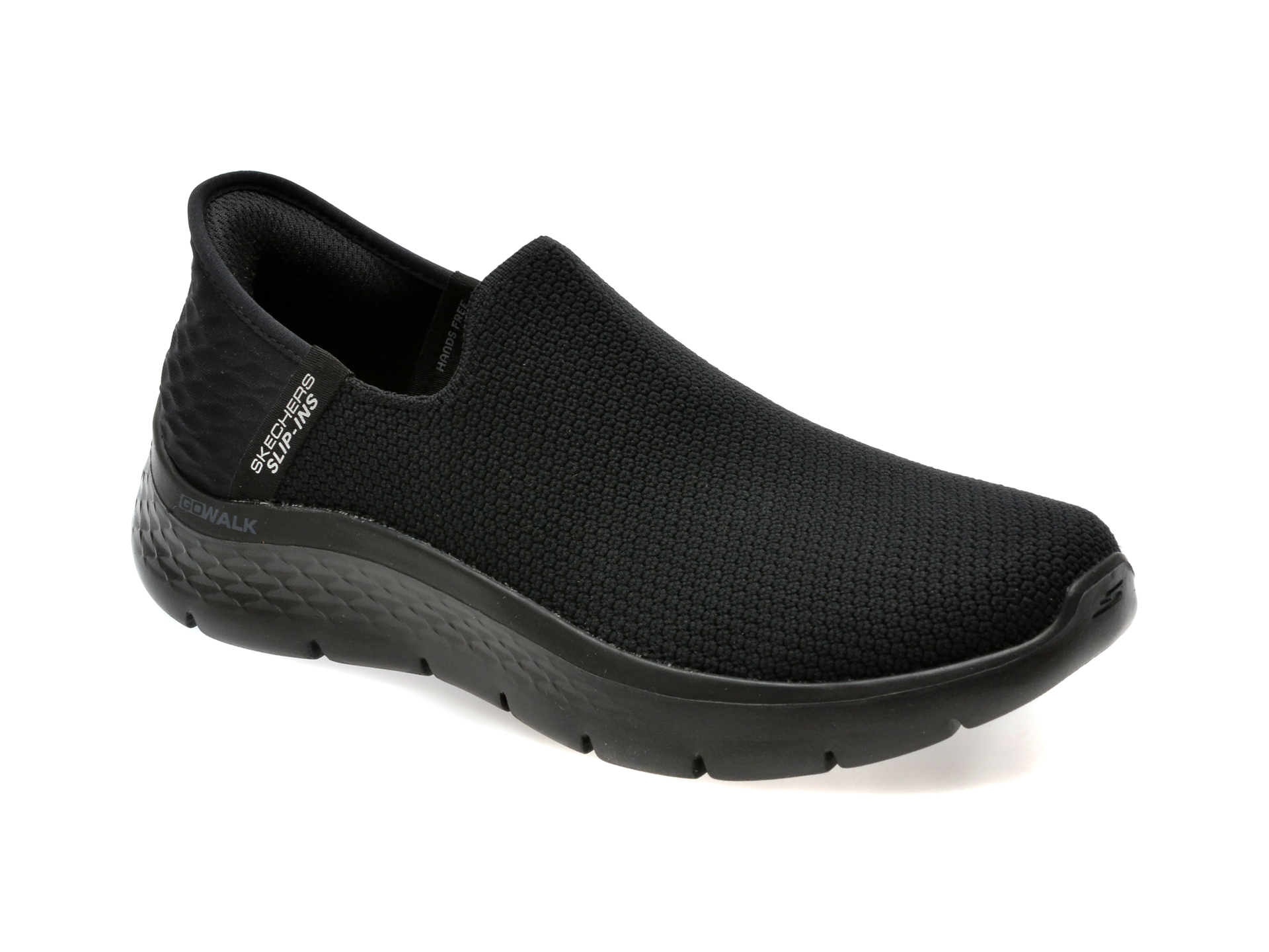 Pantofi sport SKECHERS negri, 124820, din material textil