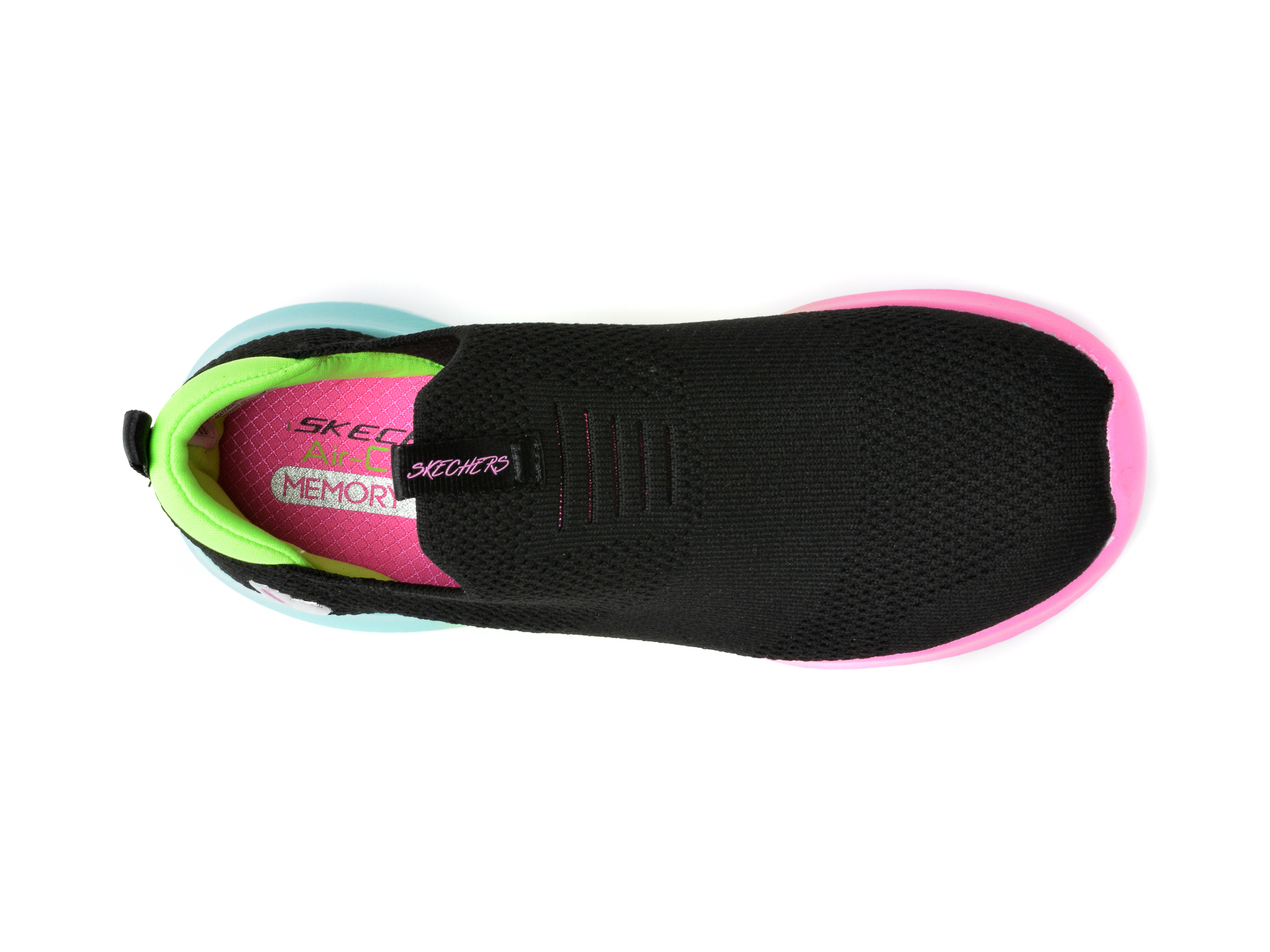 Pantofi sport SKECHERS negri, 302252L, din material textil - 6