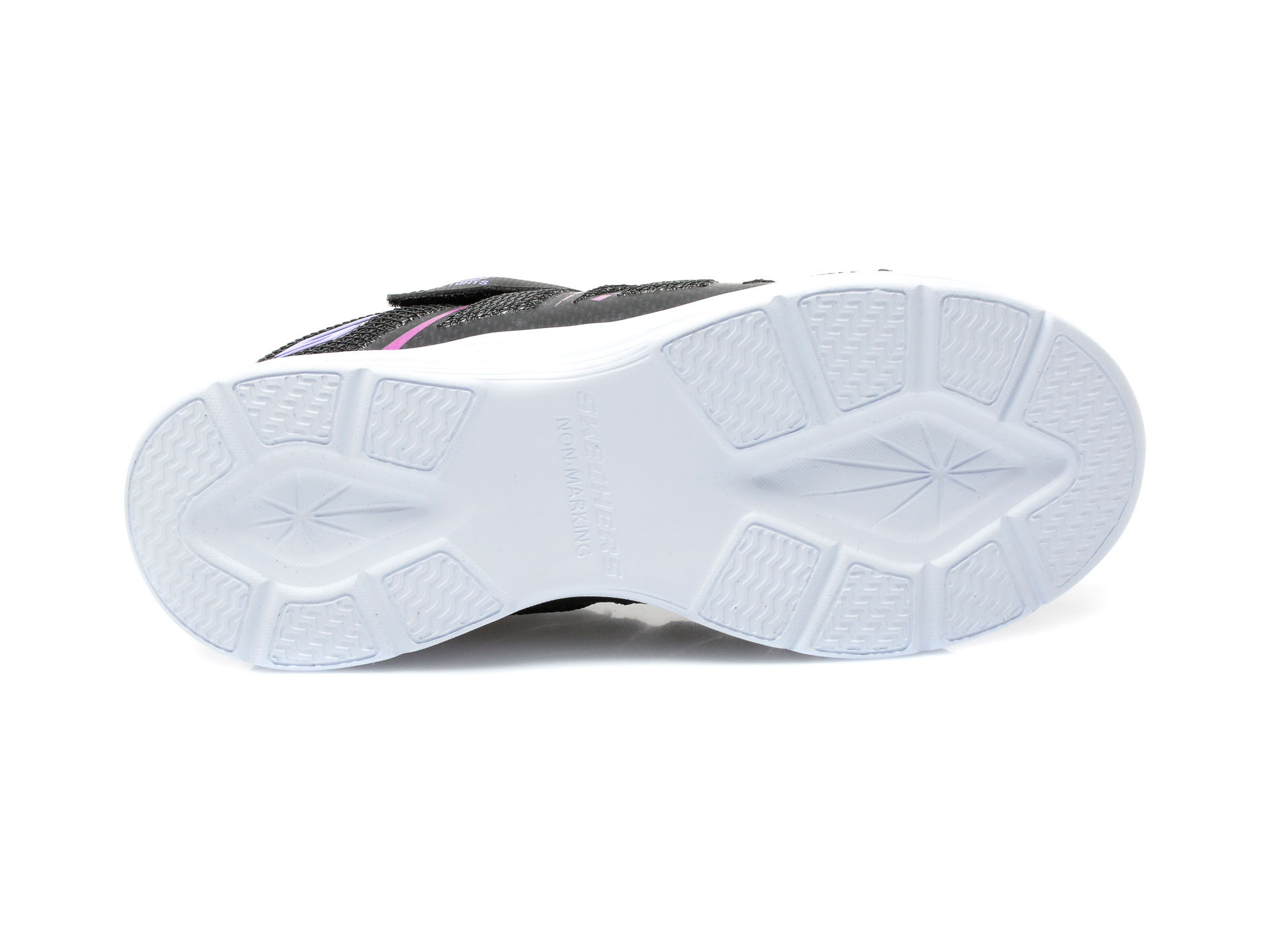 Pantofi sport SKECHERS negri, 302302L, din material textil si piele ecologica - 7