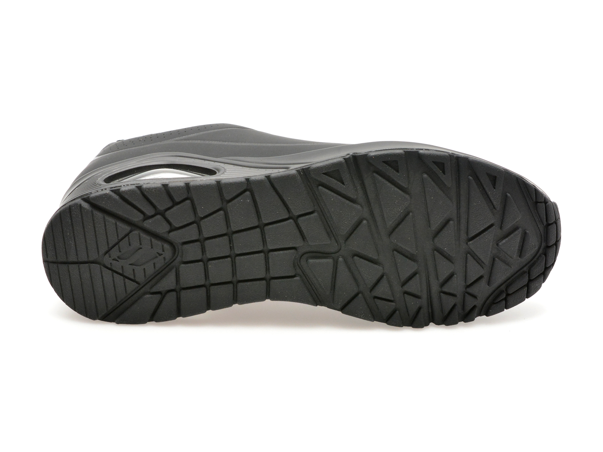 Pantofi Sport SKECHERS negri, 73690, din piele ecologica