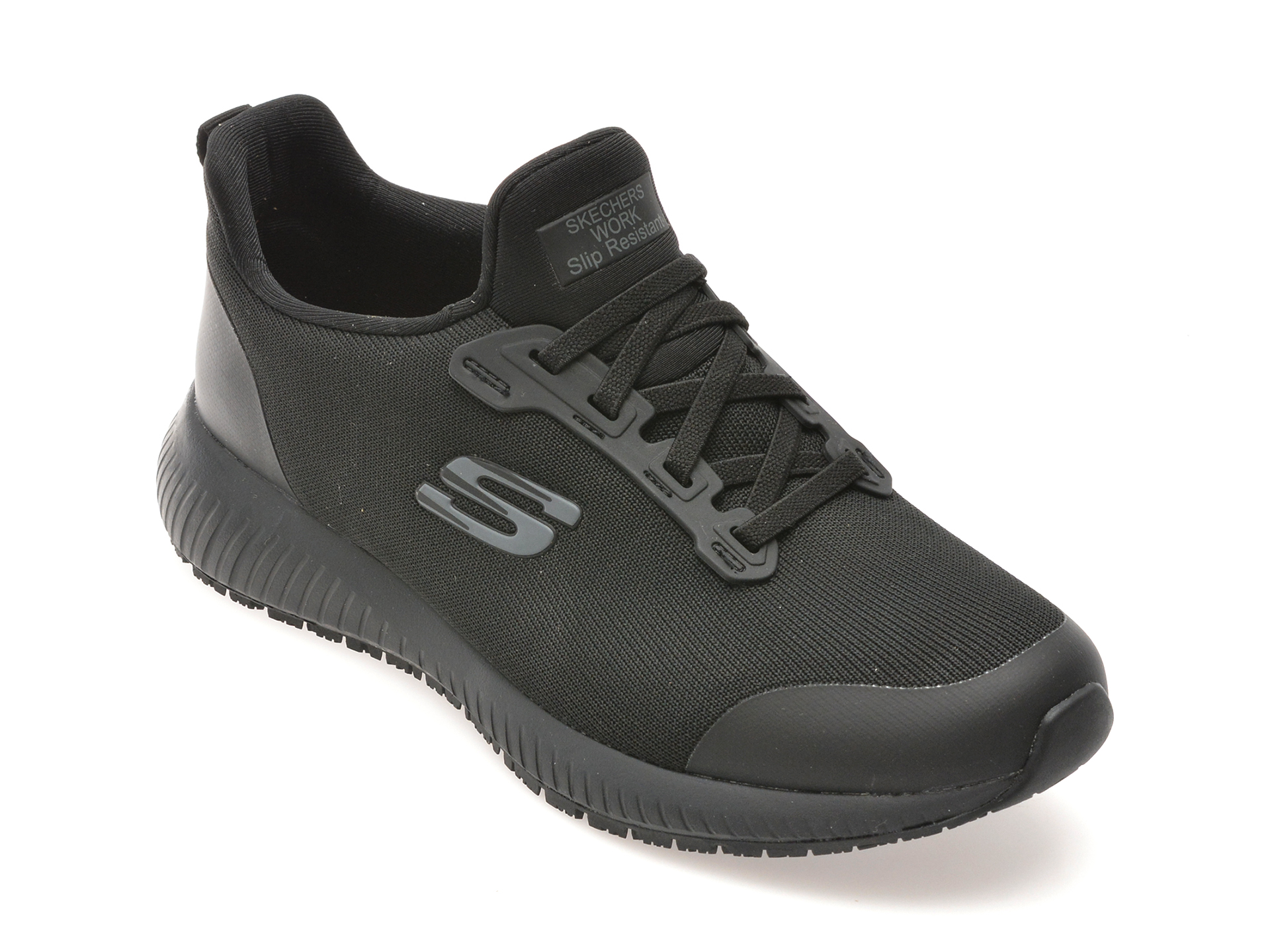 Pantofi sport SKECHERS negri, 77222EC, din material textil