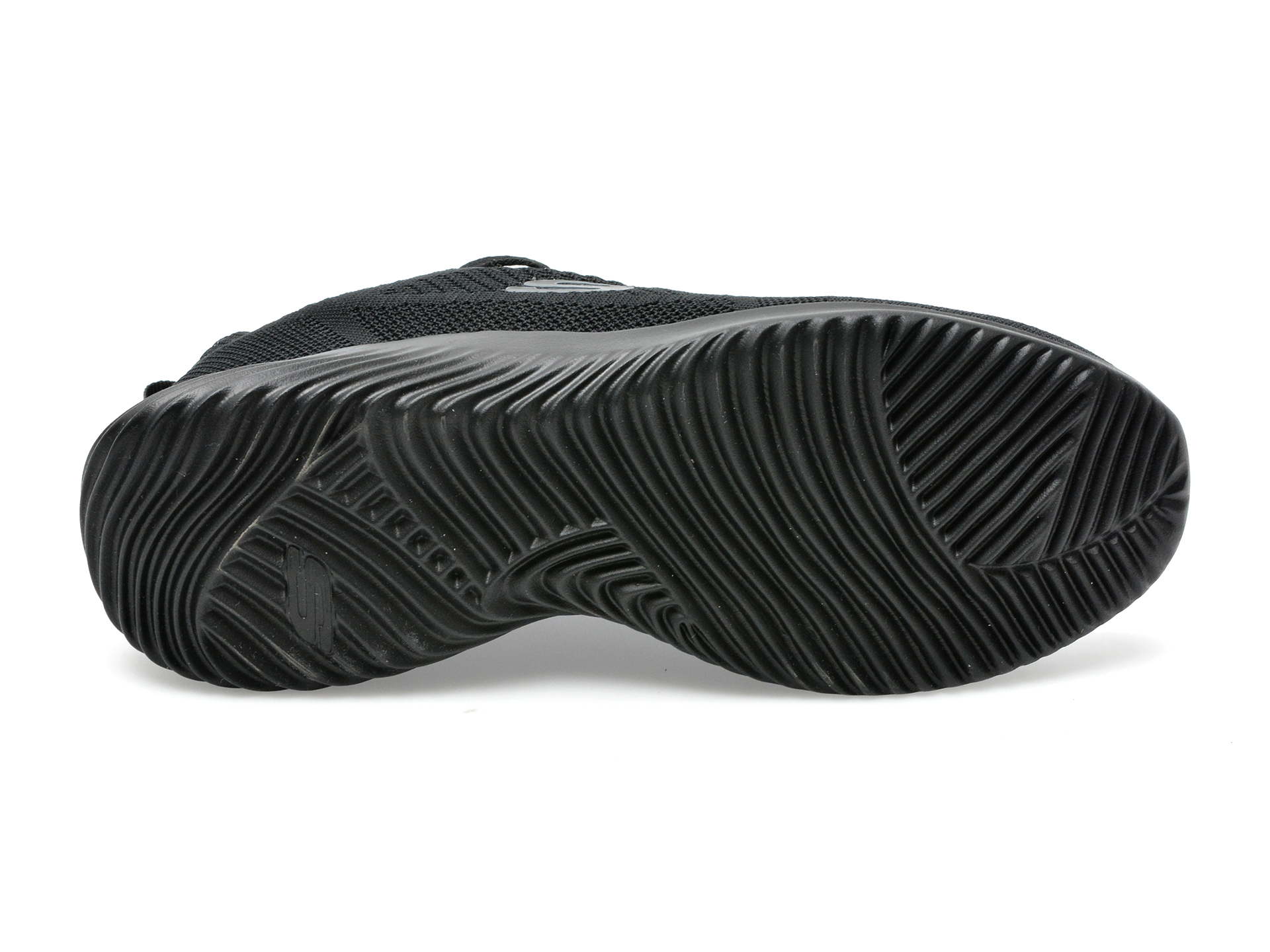 Pantofi sport SKECHERS negri, BOUNDER, din material textil