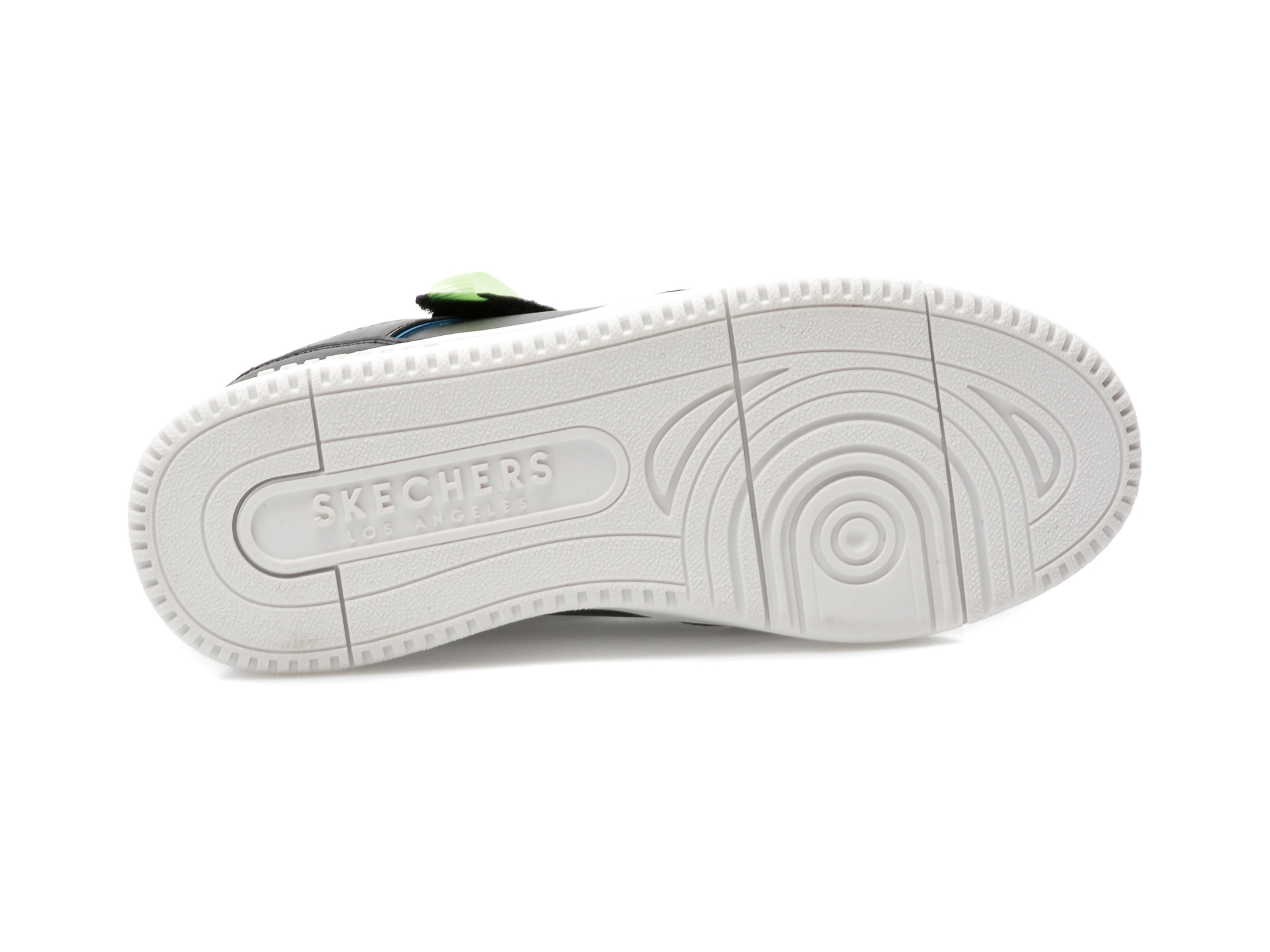 Pantofi sport SKECHERS negri, COURT SQUAD, din piele ecologica - 7