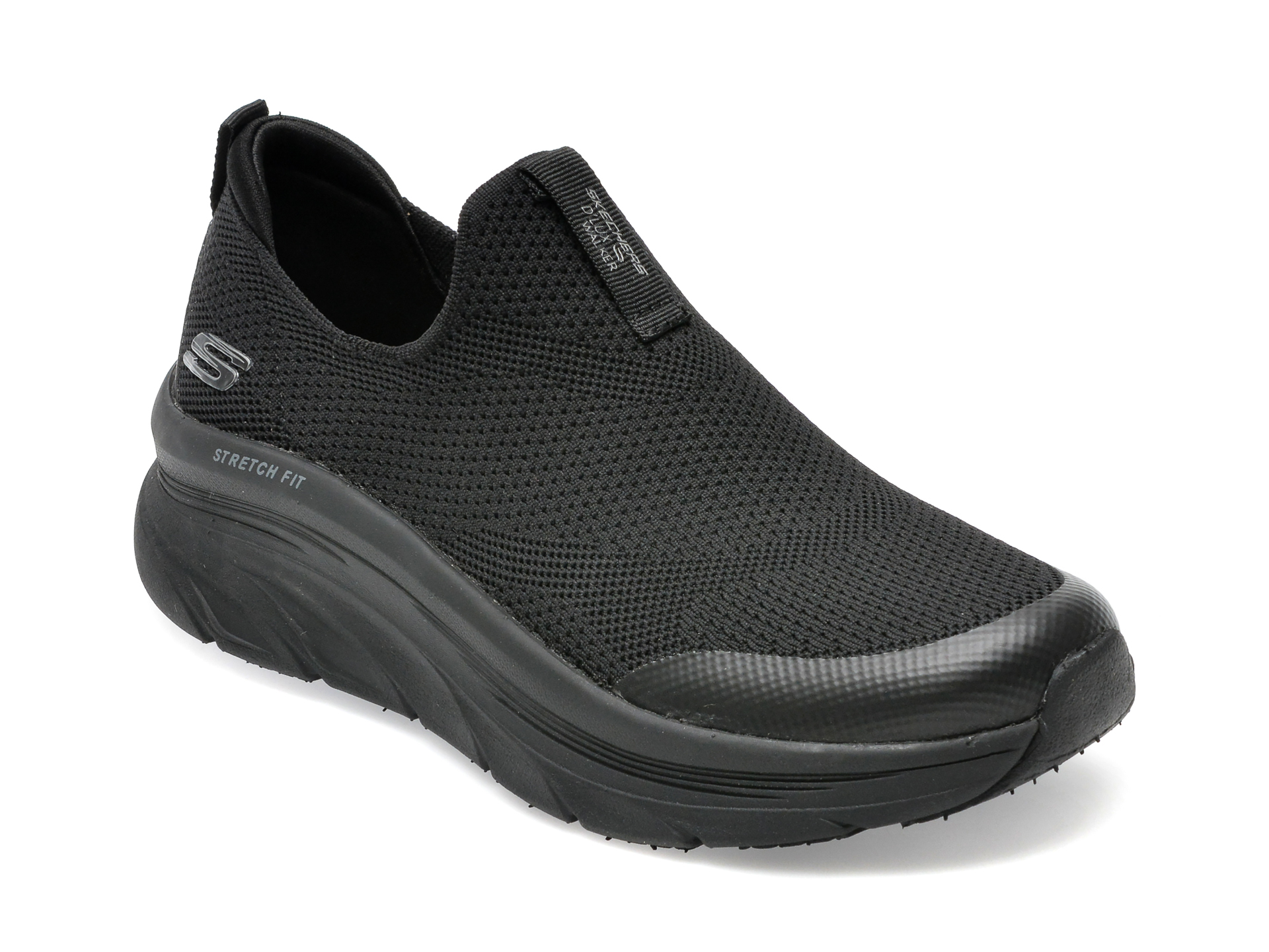 Pantofi sport SKECHERS negri, D LUX WALKER, din material textil si piele ecologica Answear 2023-05-28