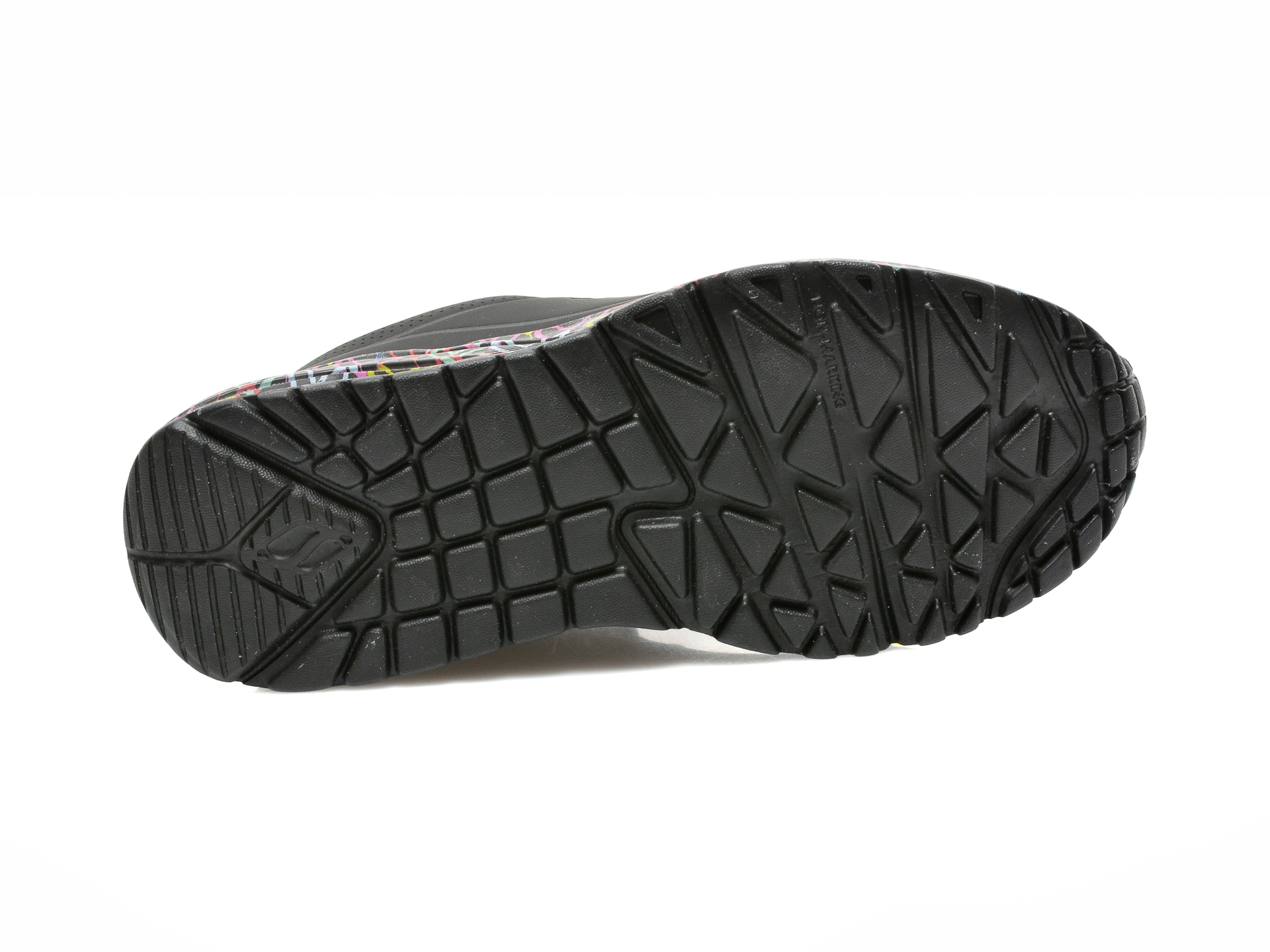 Pantofi sport SKECHERS negri, , din piele ecologica - 7