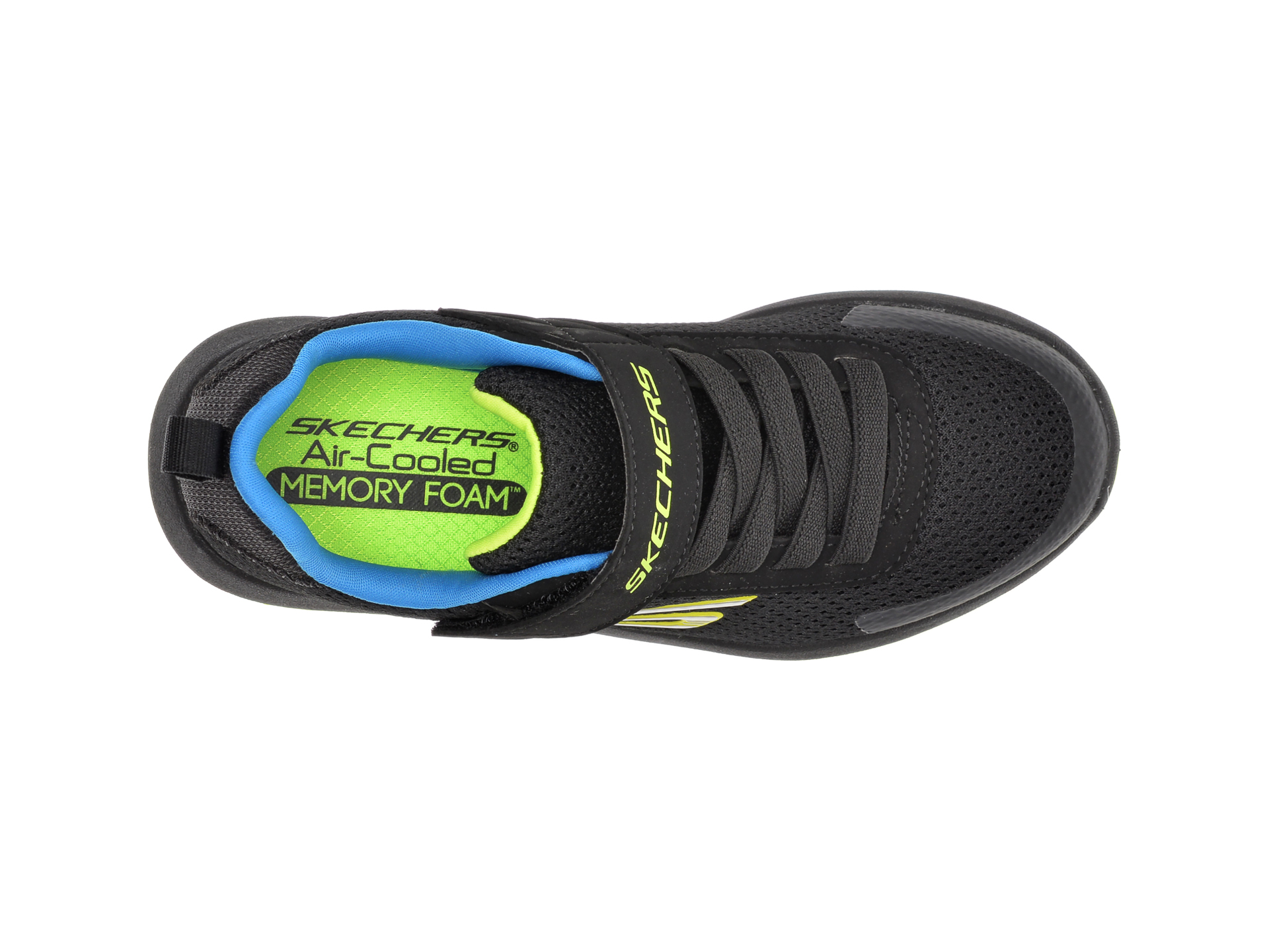 Pantofi sport SKECHERS negri, Dynamic Tread, din material textil - 6