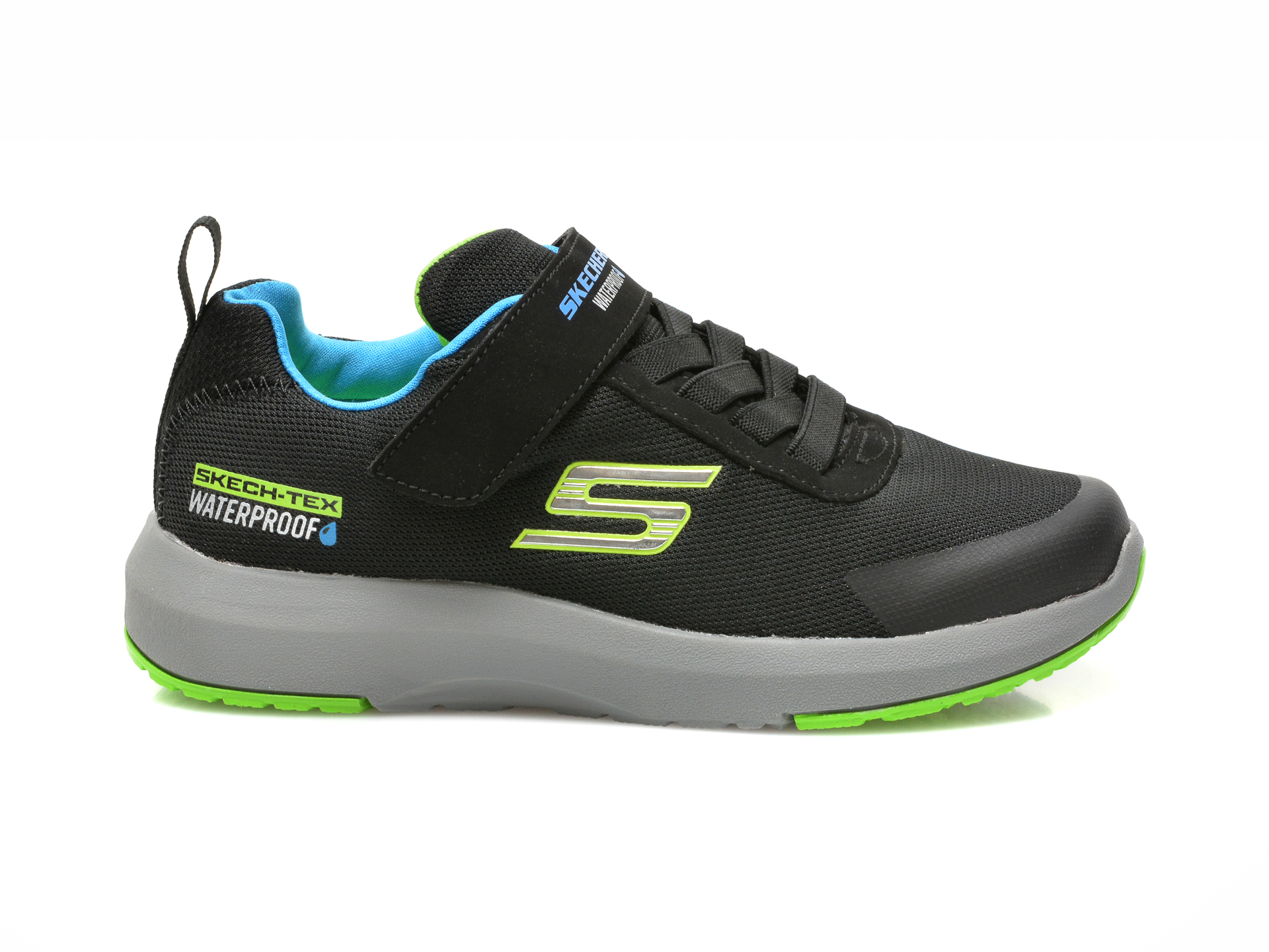 Pantofi sport SKECHERS negri, DYNAMIC TREAD, din material textil - 1