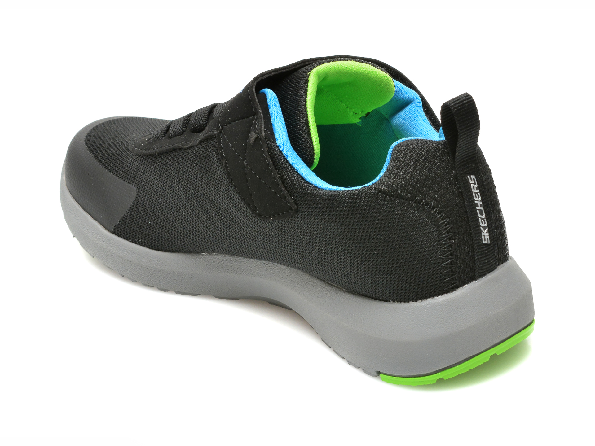 Pantofi sport SKECHERS negri, DYNAMIC TREAD, din material textil - 5