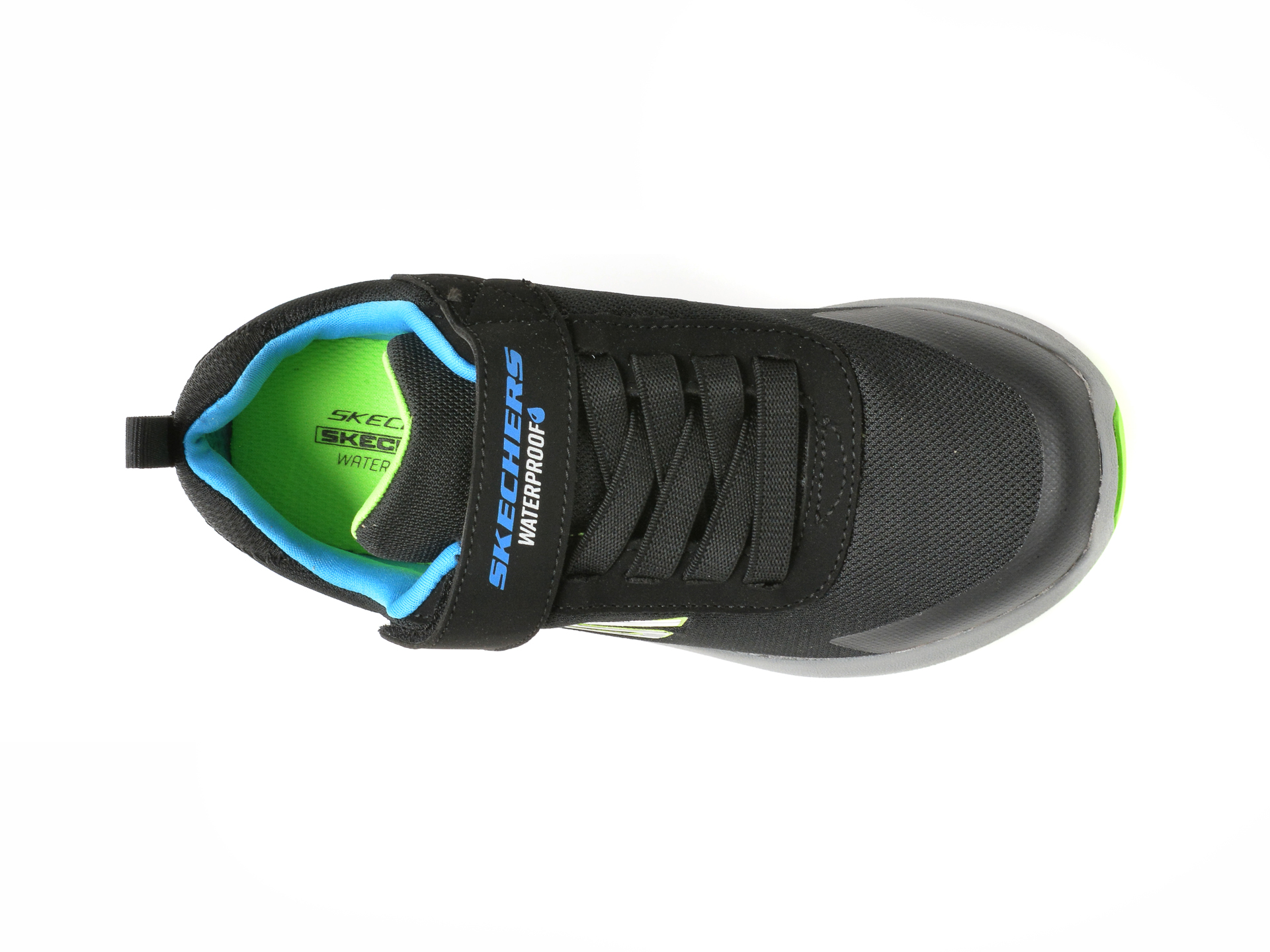 Pantofi sport SKECHERS negri, DYNAMIC TREAD, din material textil - 6