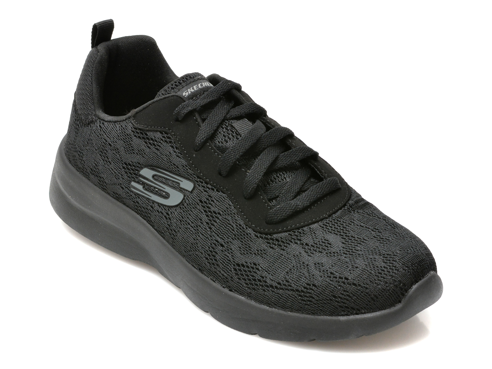 Pantofi sport SKECHERS negri, DYNAMIGHT 2, din material textil otter imagine noua