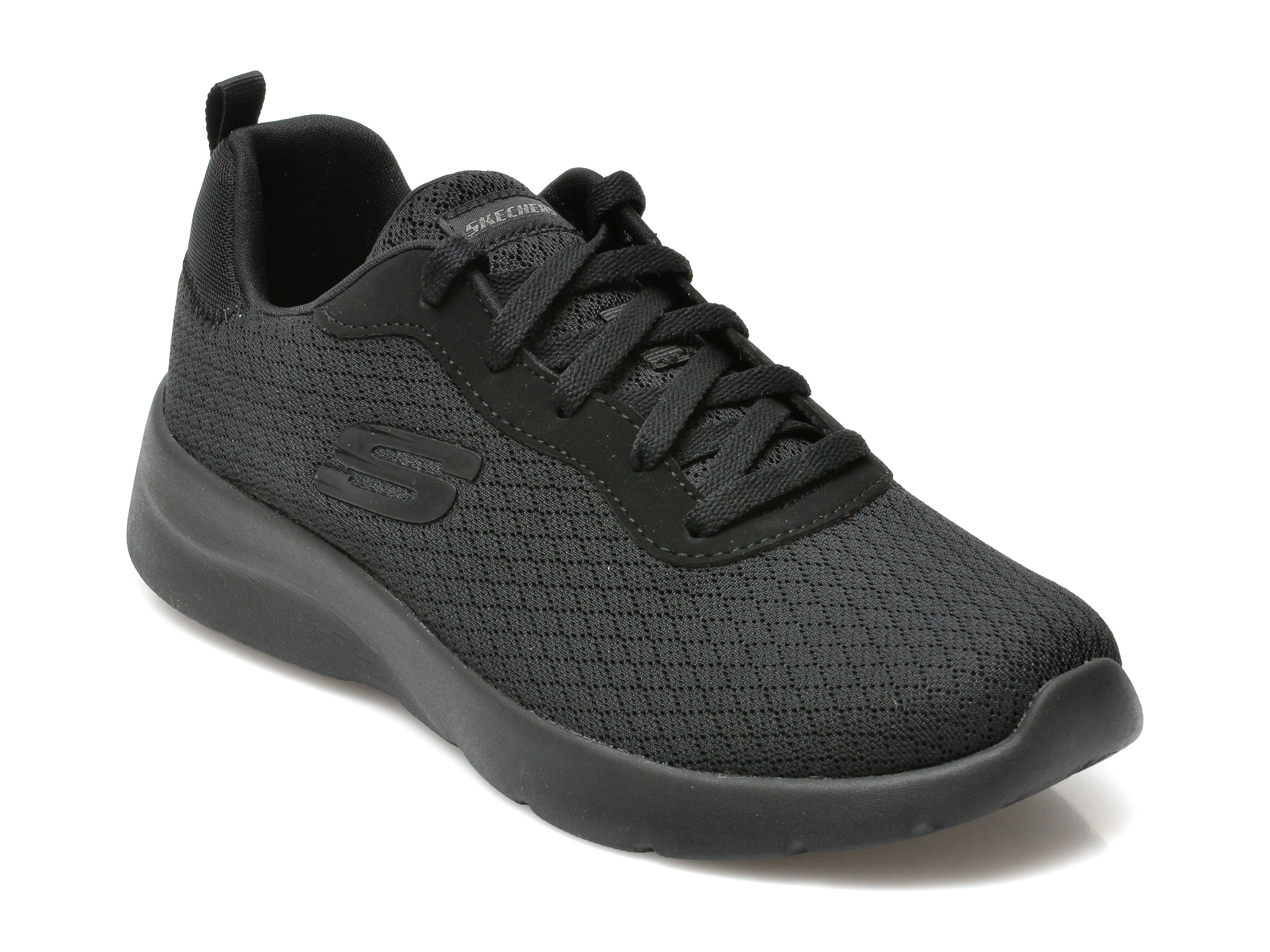 Pantofi sport SKECHERS negri, DYNAMIGHT 2, din material textil otter imagine noua