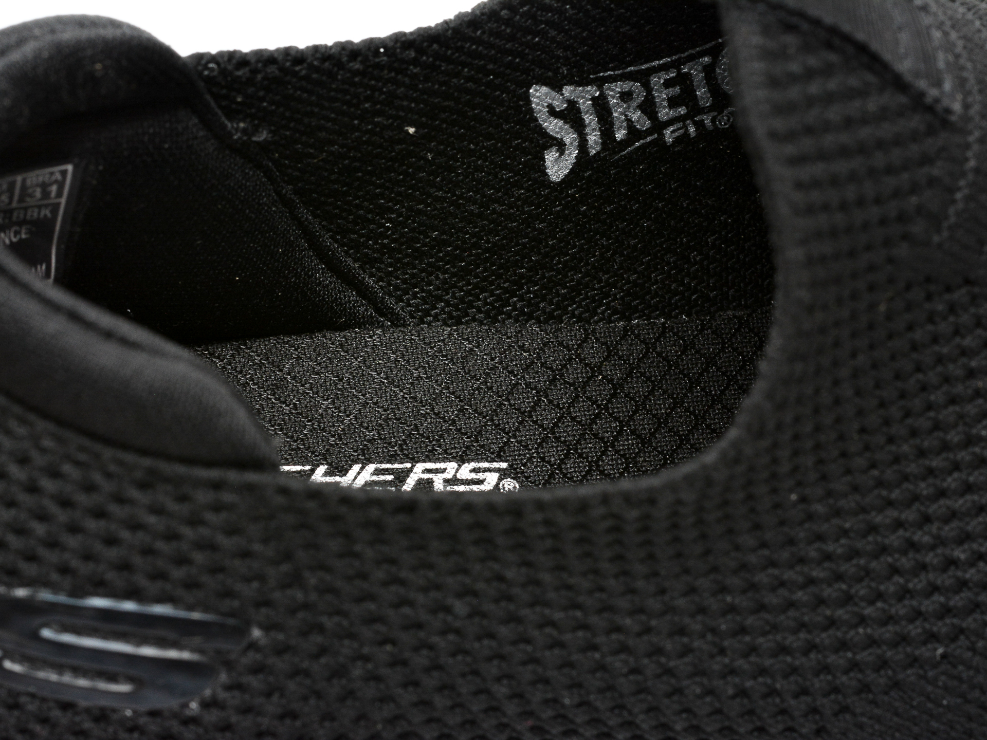 Pantofi sport SKECHERS negri, ELITE FLEX, din material textil - 3