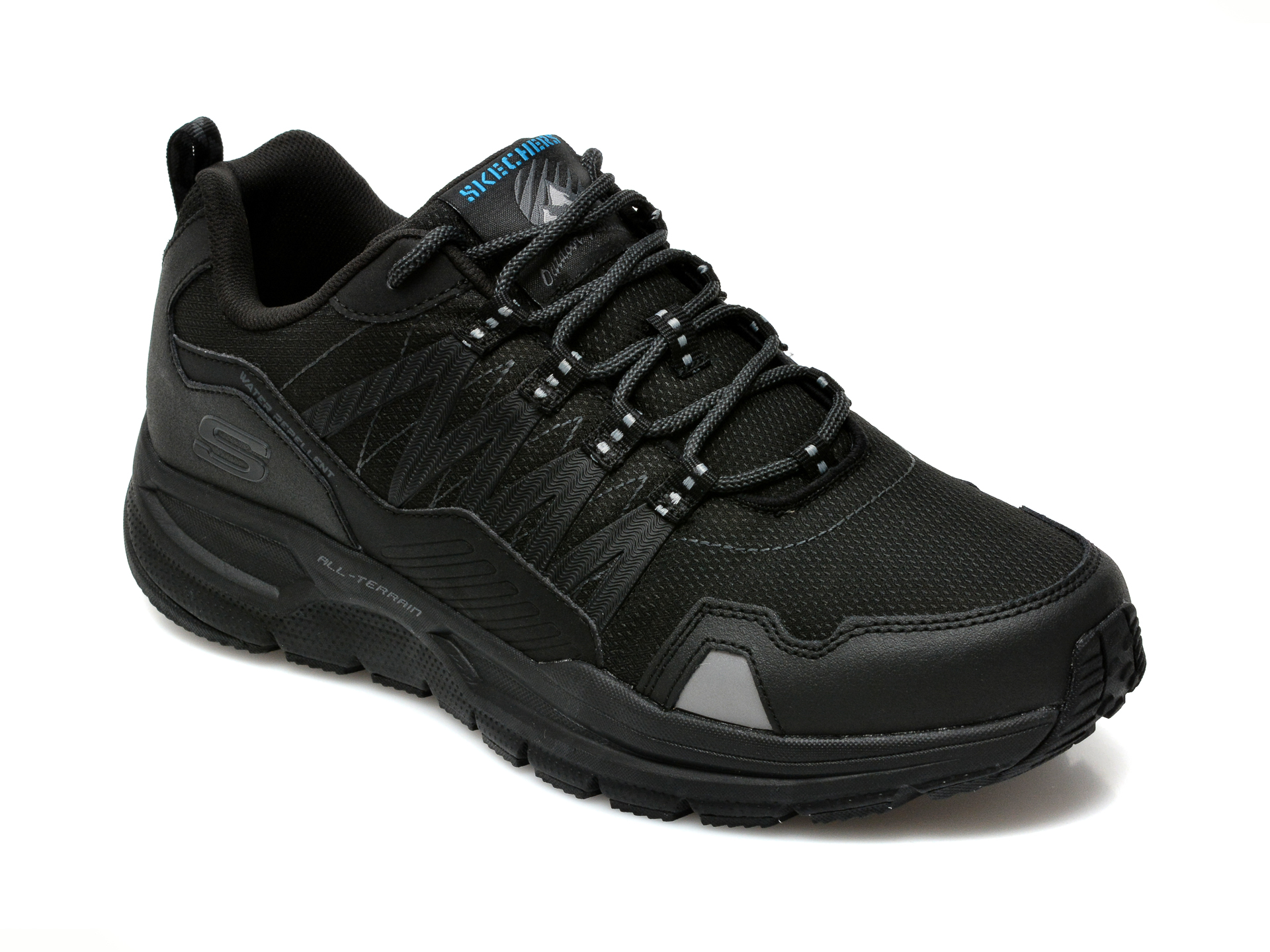 Pantofi sport SKECHERS negri, ESCAPE PLAN 2.0, din material textil otter.ro imagine super redus 2022