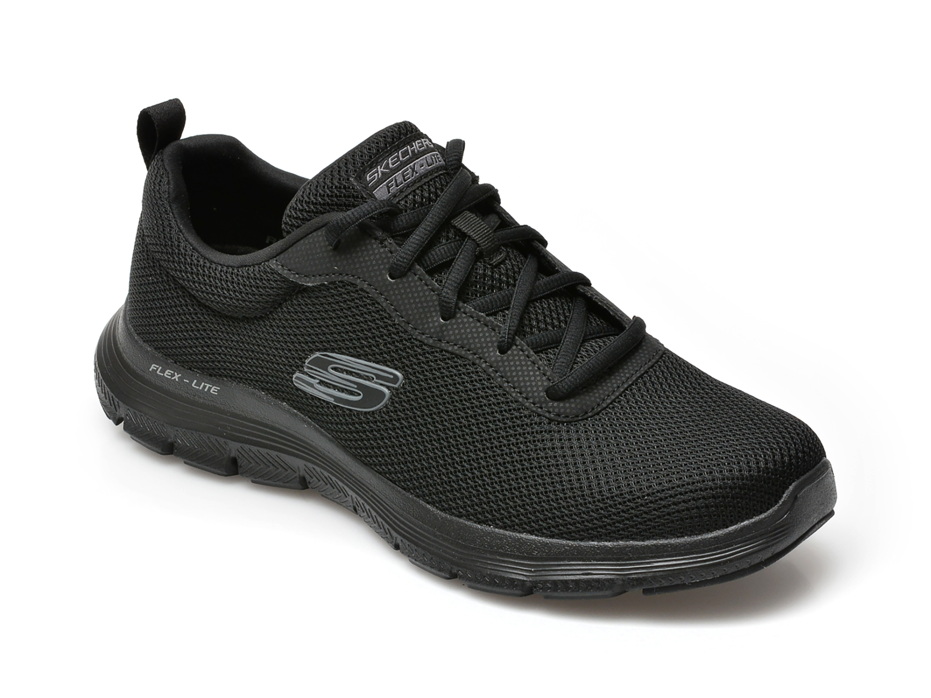 Pantofi sport SKECHERS negri, FLEX ADVANTAGE 4, din material textil otter.ro
