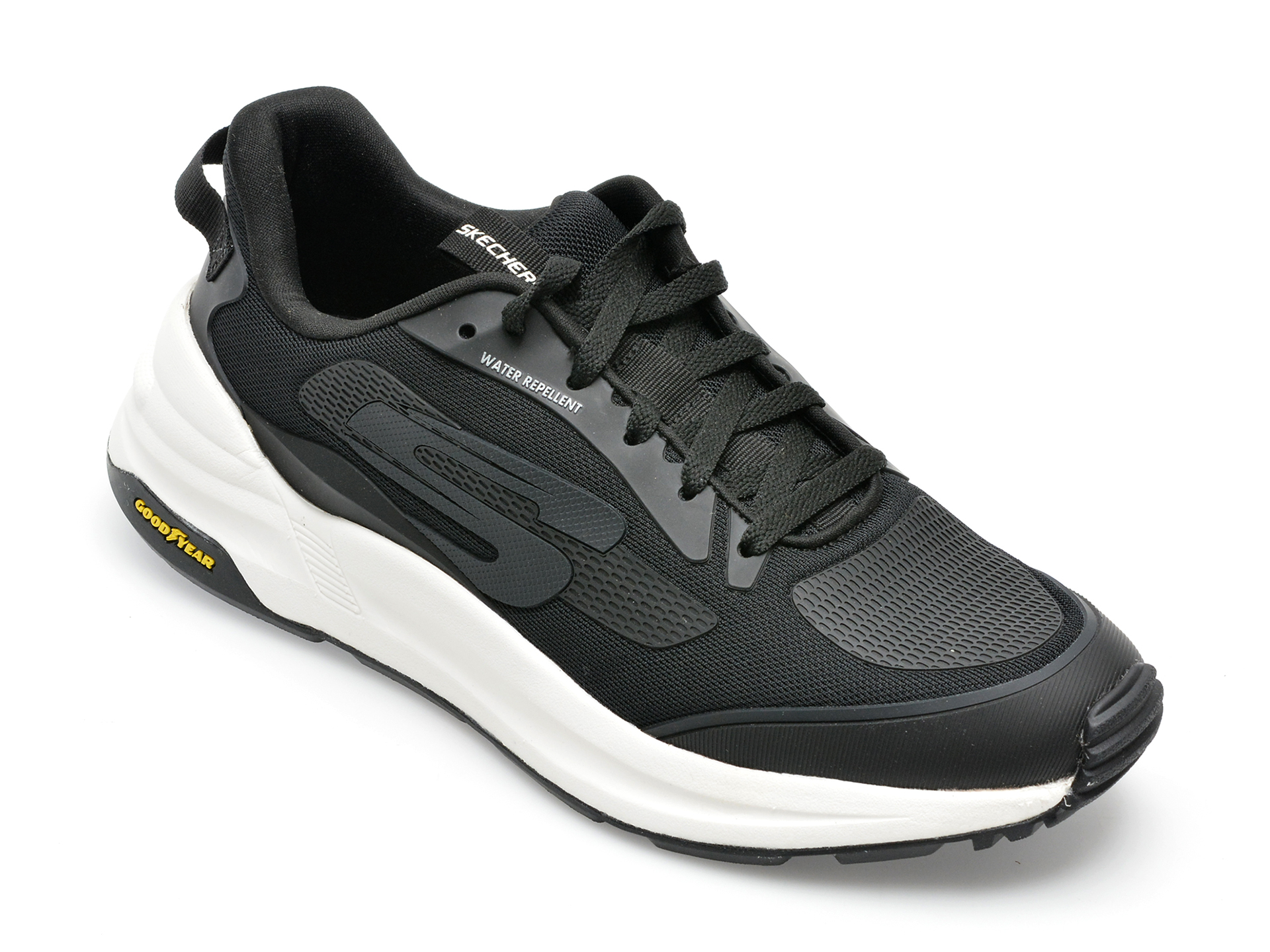 Pantofi sport SKECHERS negri, GLOBAL JOGGER, din material textil /barbati/pantofi imagine noua