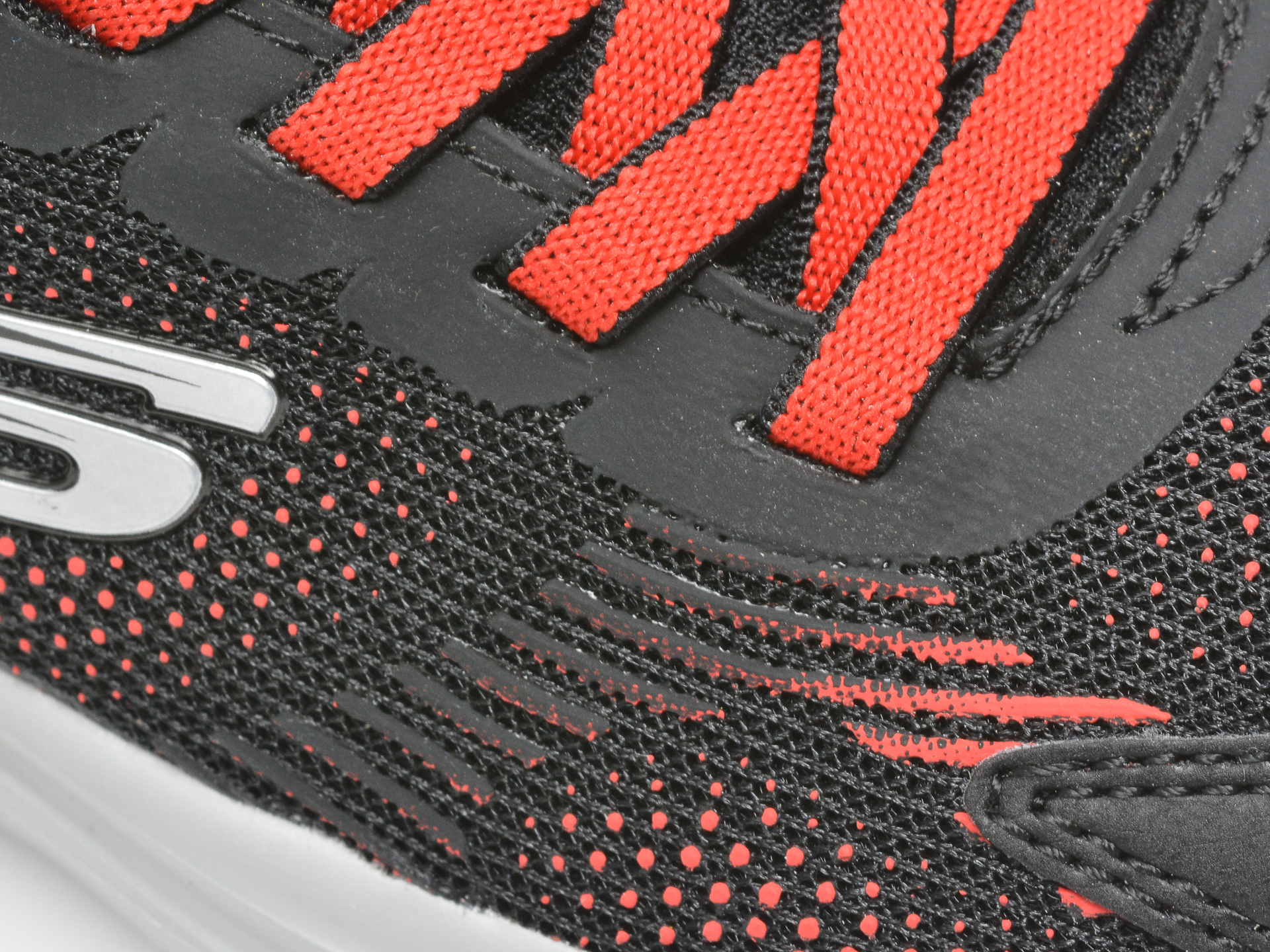 Pantofi sport SKECHERS negri, Go Run Fast, din material textil - 2