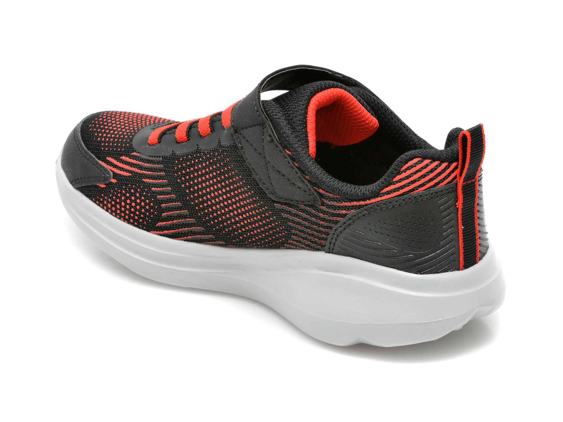 Pantofi sport SKECHERS negri, Go Run Fast, din material textil - 5