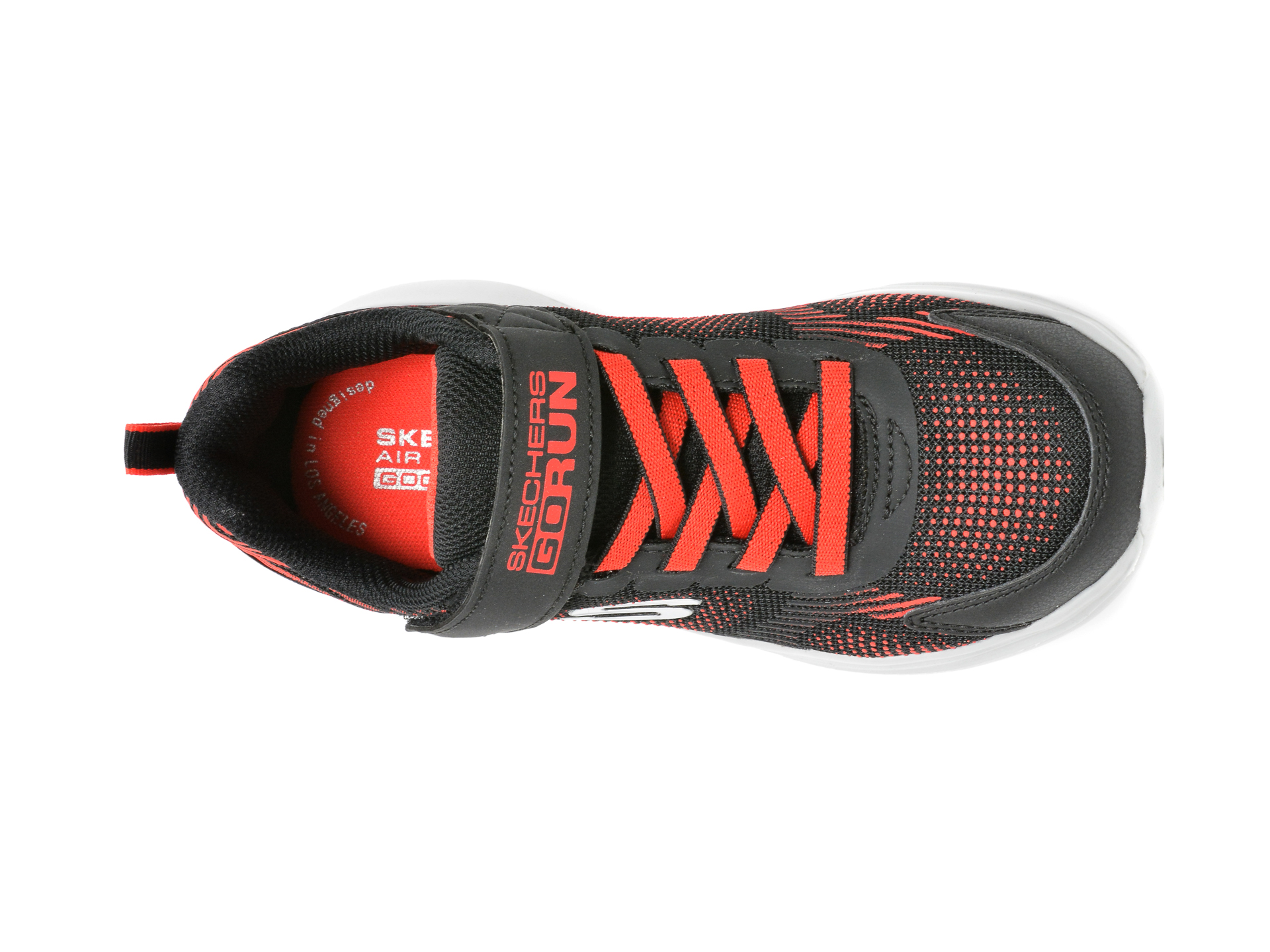 Pantofi sport SKECHERS negri, Go Run Fast, din material textil - 6