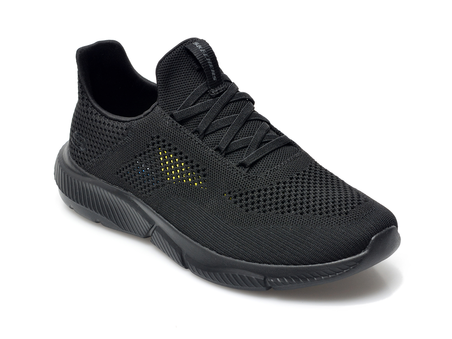 Pantofi sport SKECHERS negri, Ingram Brexie, din material textil otter.ro imagine 2022 reducere