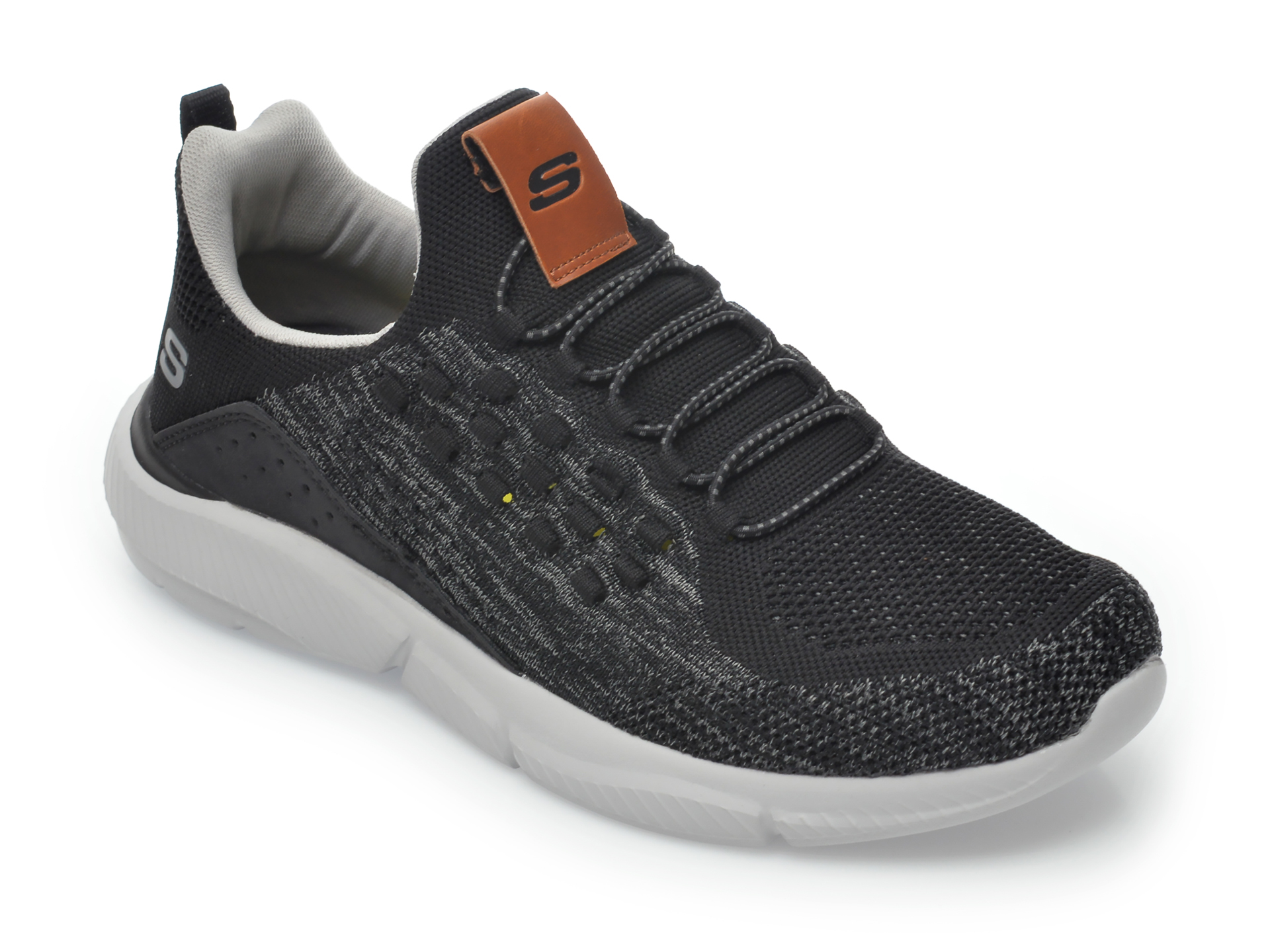 Pantofi sport SKECHERS negri, Ingram Streetway, din material textil imagine