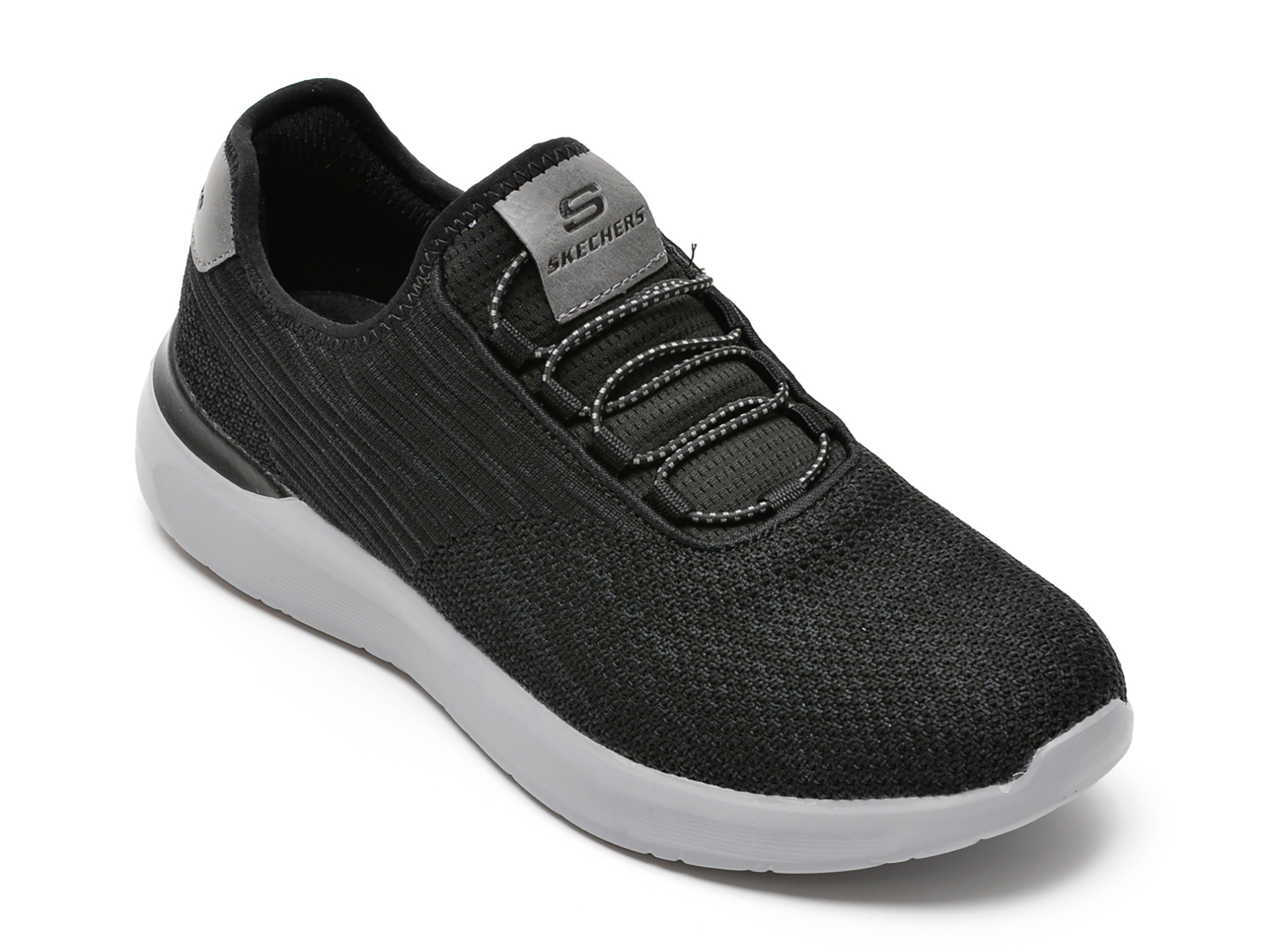 Pantofi sport SKECHERS negri, LATTIMORE, din material textil otter.ro