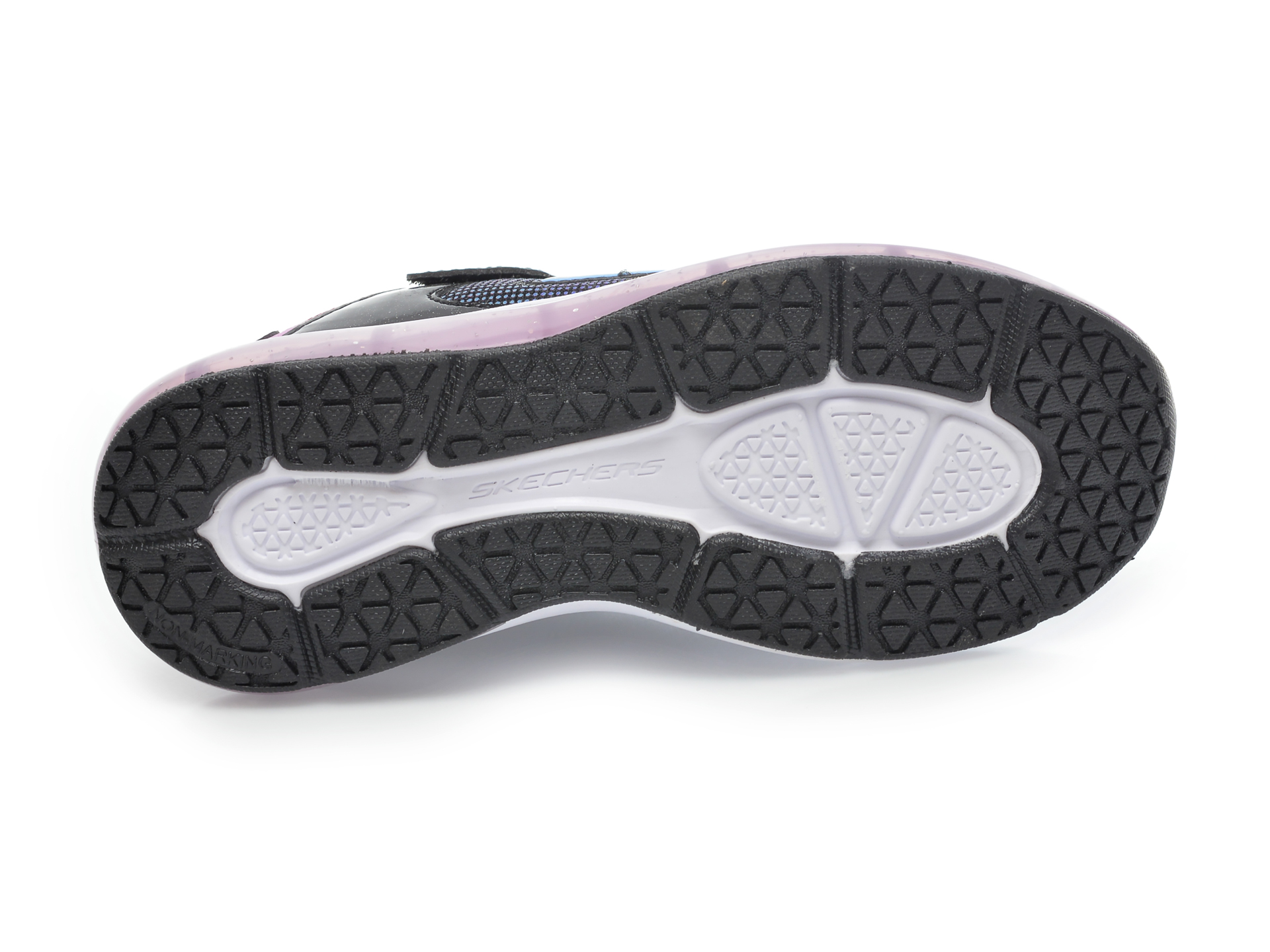 Pantofi sport SKECHERS negri, Light Sparks, din material textil - 7
