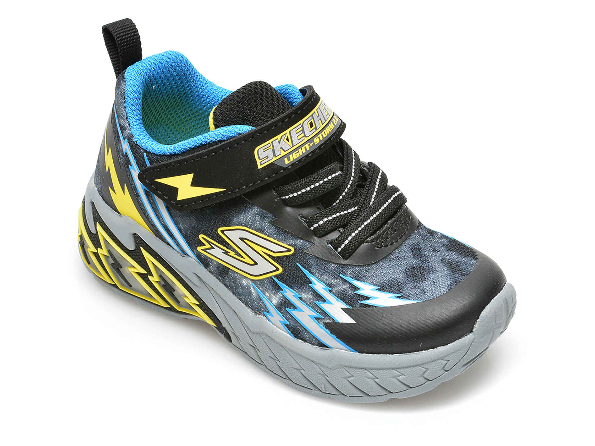 Pantofi sport SKECHERS negri, LIGHT STORM 2, din material textil otter.ro imagine noua 2022