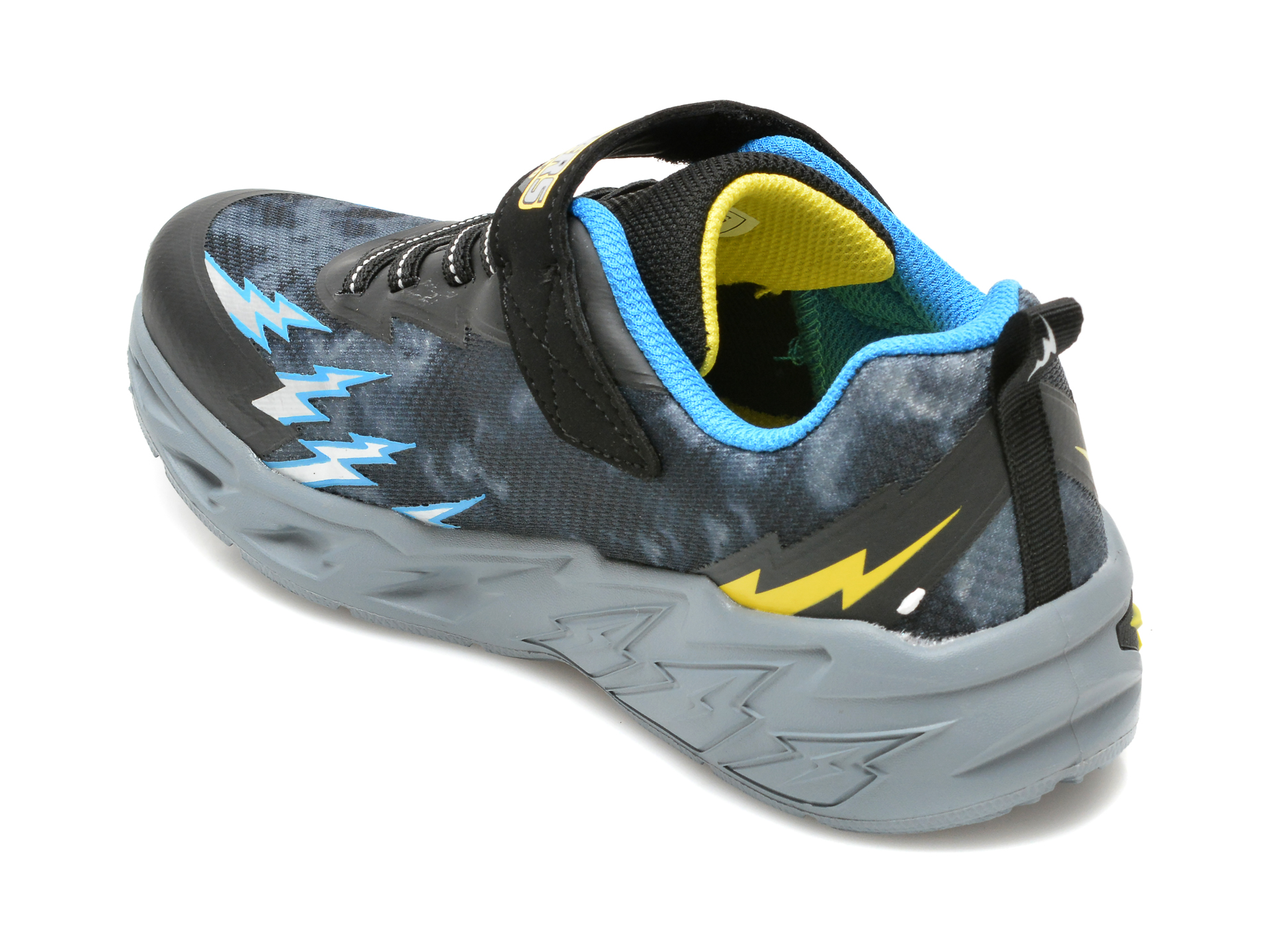 Pantofi sport SKECHERS negri, LIGHT STORM, din material textil - 5