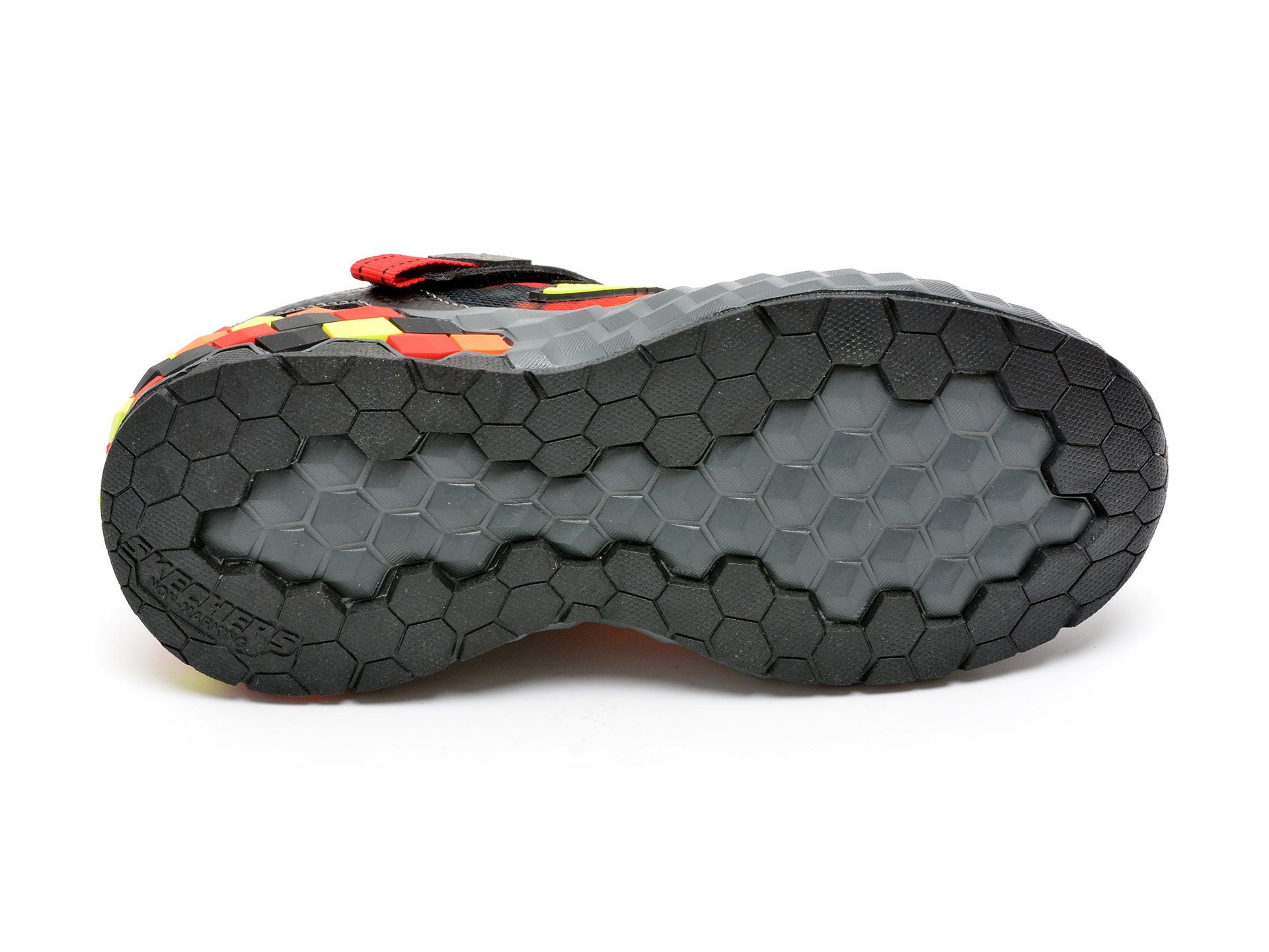 Pantofi sport SKECHERS negri, MEGA-CRAFT 29, din material textil si piele ecologica - 7