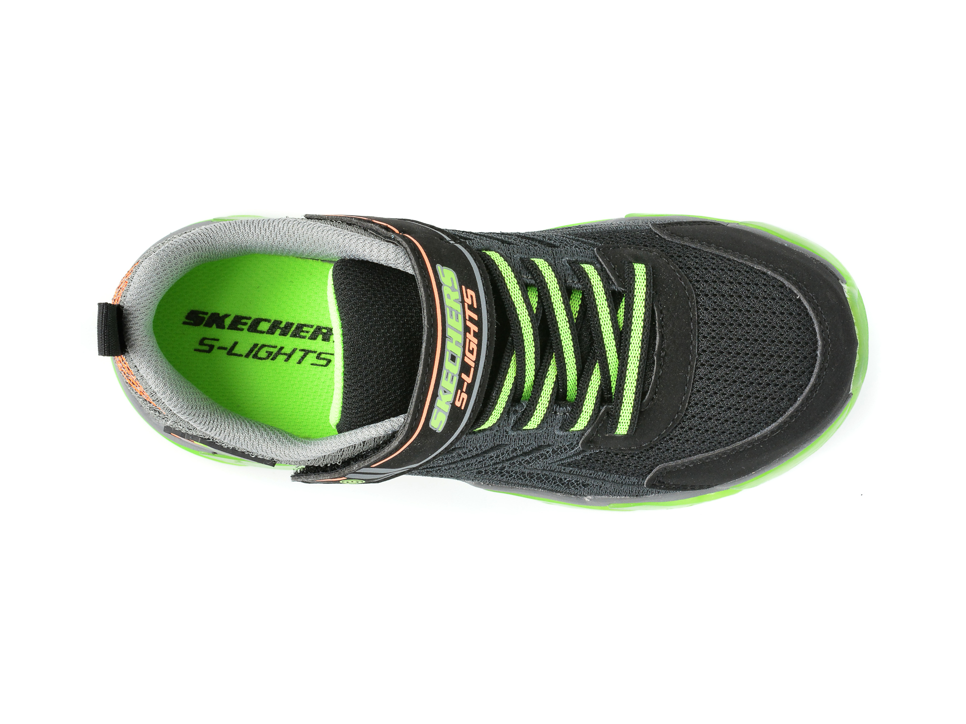 Pantofi sport SKECHERS negri, MEGA-SURGE, din material textil - 6