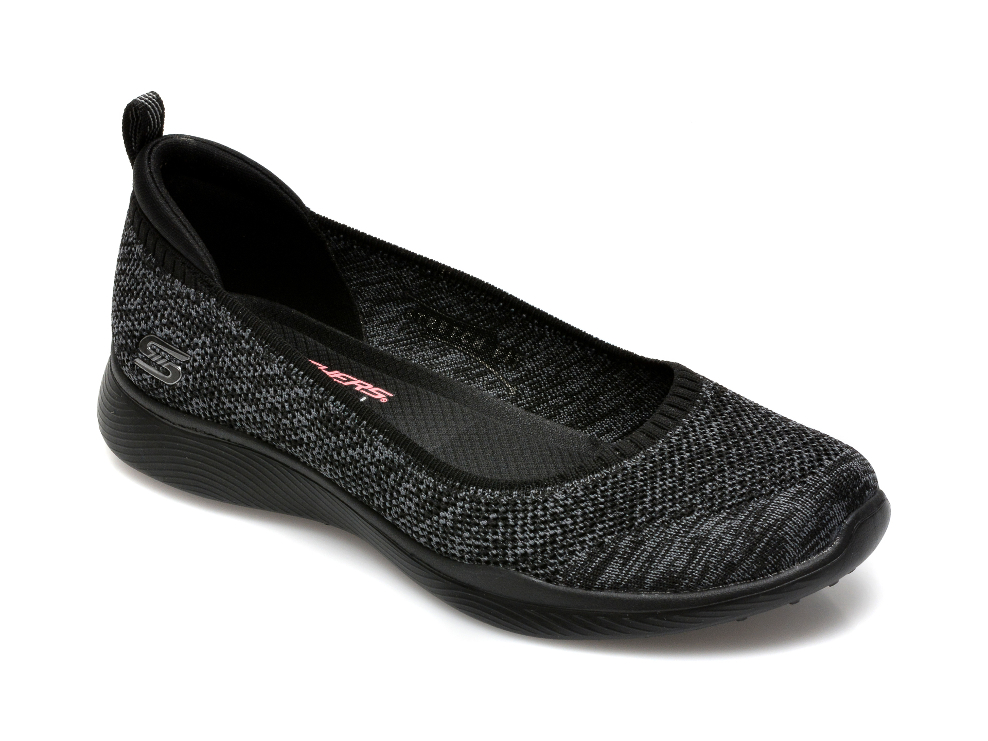 Pantofi sport SKECHERS negri, Microburst 2.0 Be Iconic, din material textil otter.ro otter.ro