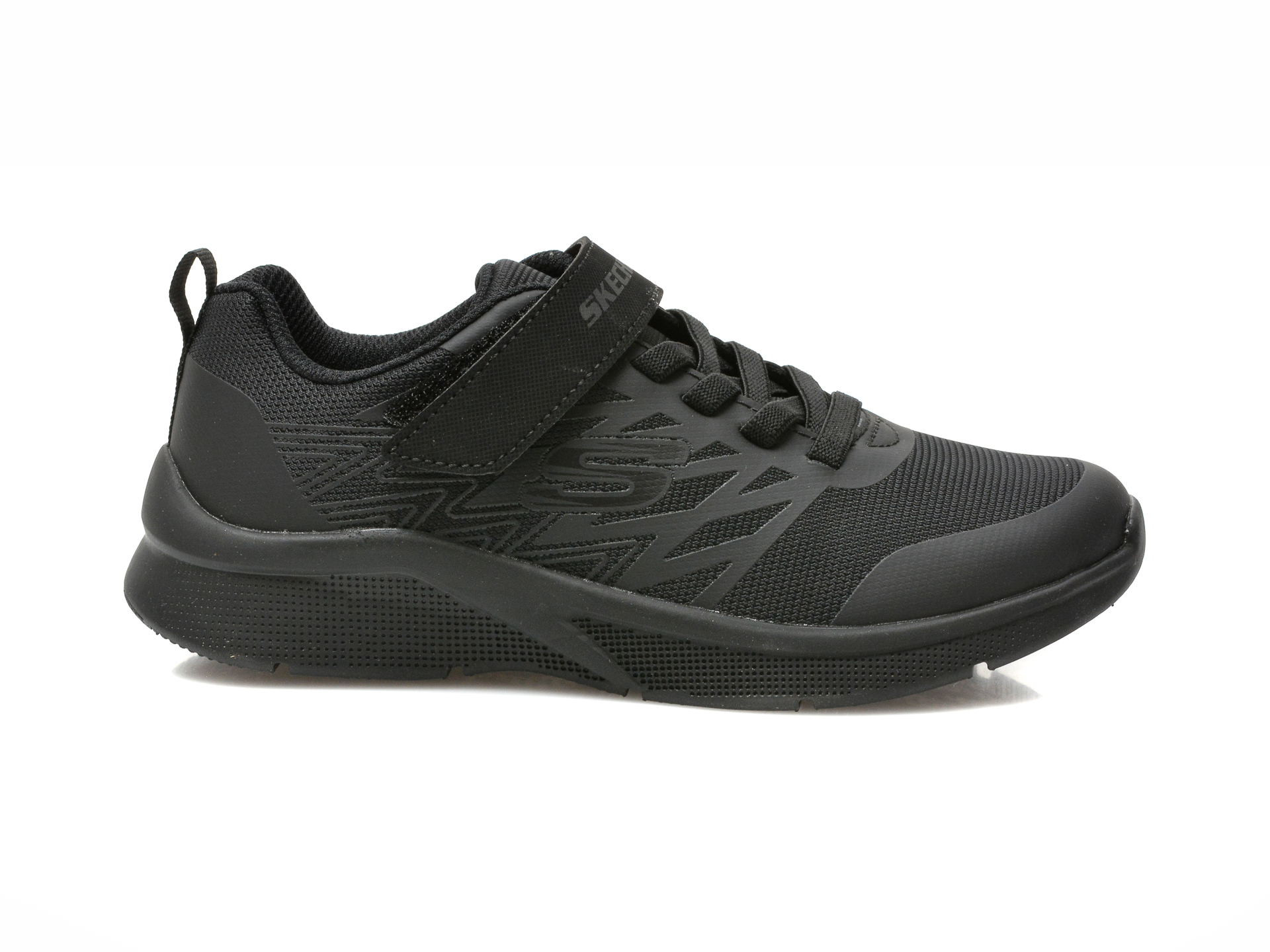 Pantofi sport SKECHERS negri, MICROSPEC, din material textil - 1