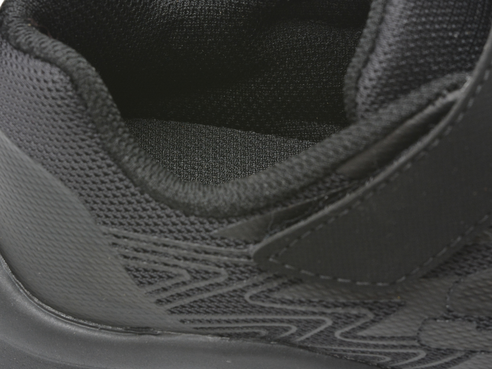 Pantofi sport SKECHERS negri, MICROSPEC , din material textil si piele ecologica - 3