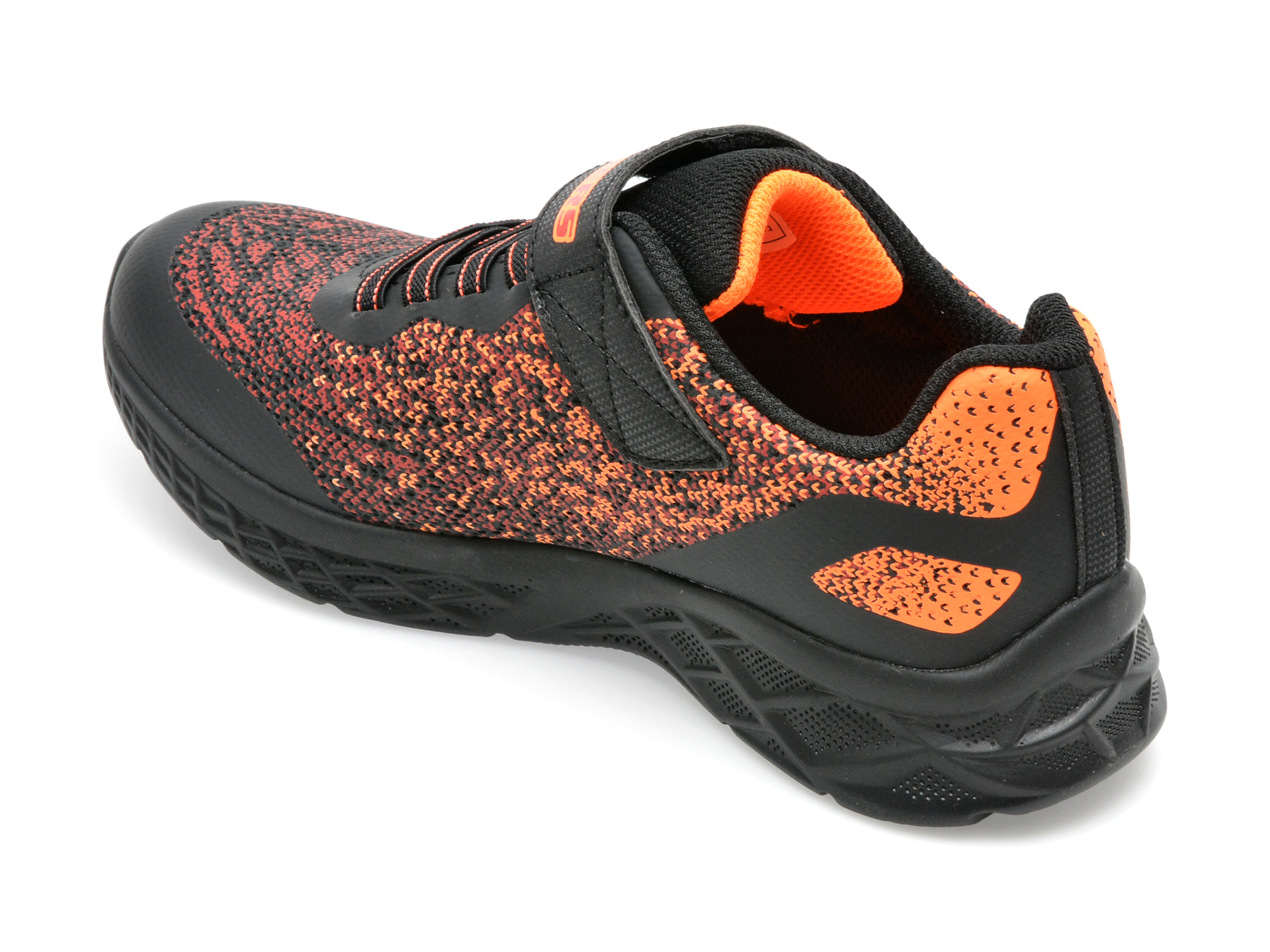 Pantofi sport SKECHERS negri, MICROSPEC II, din piele ecologica - 5