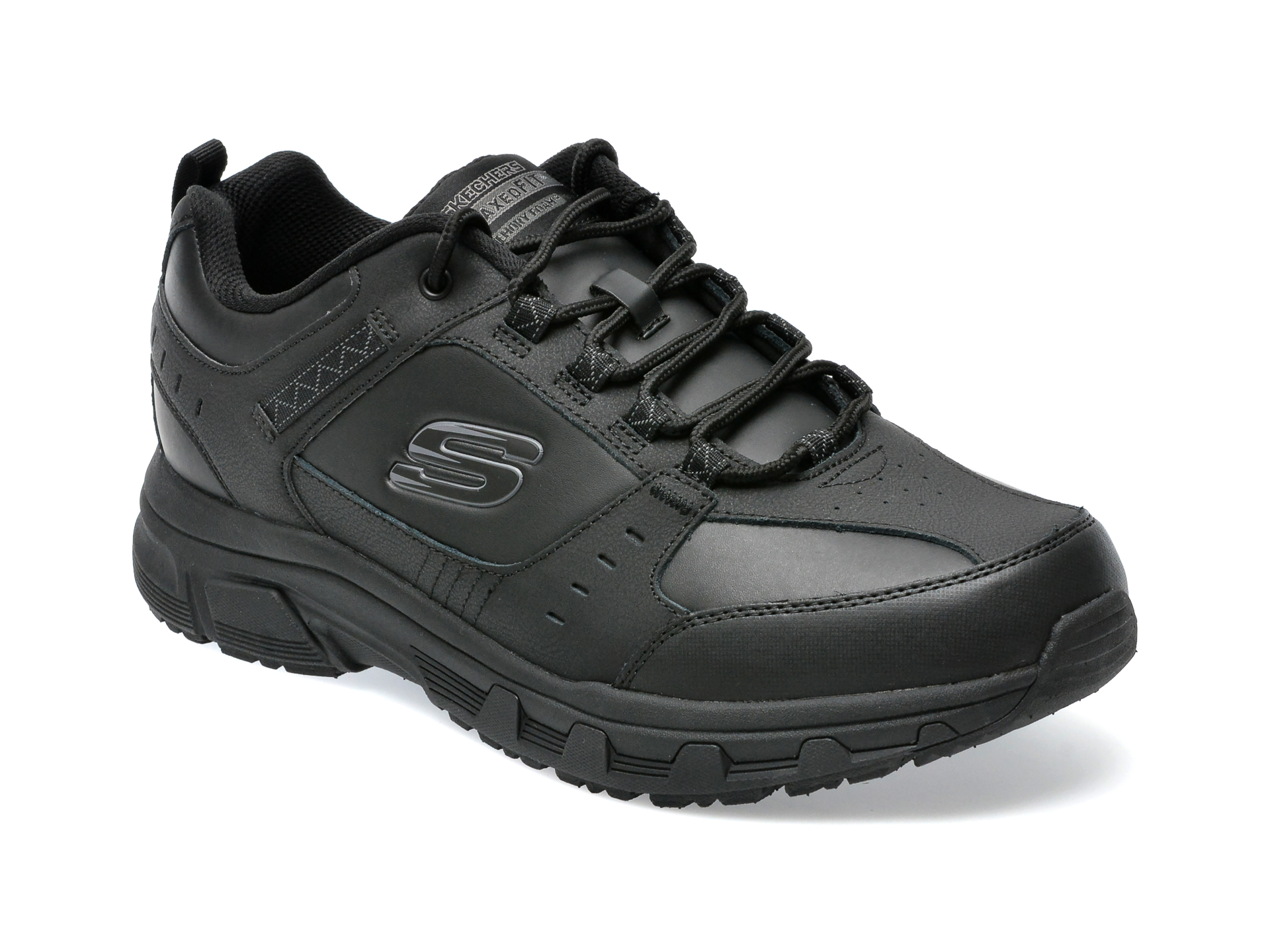 Pantofi sport SKECHERS negri, OAK CANYON, din piele naturala si piele ecologica /barbati/pantofi imagine noua