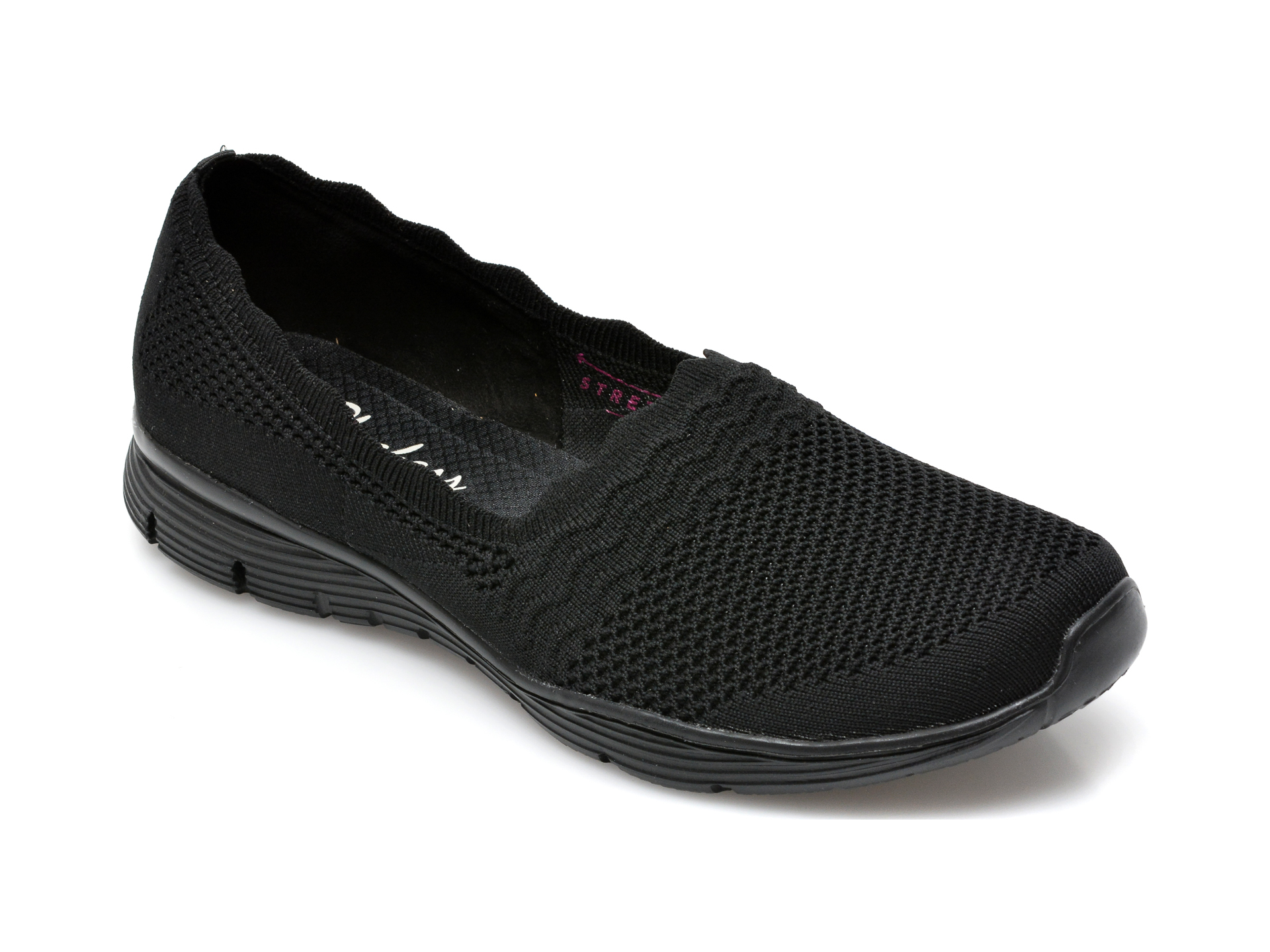 Pantofi sport SKECHERS negri, Seagerumpire, din material textil otter.ro
