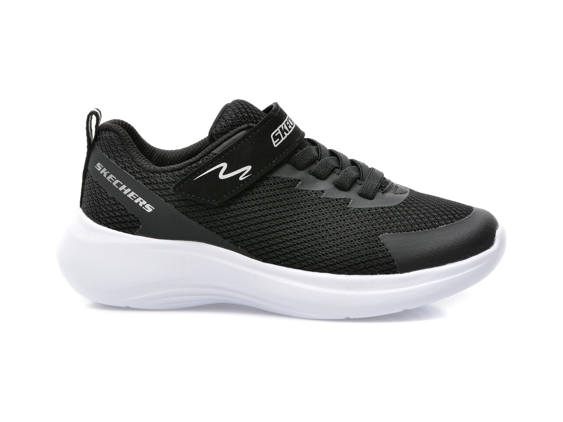Pantofi sport SKECHERS negri, SELECTORS , din material textil si piele ecologica - 1