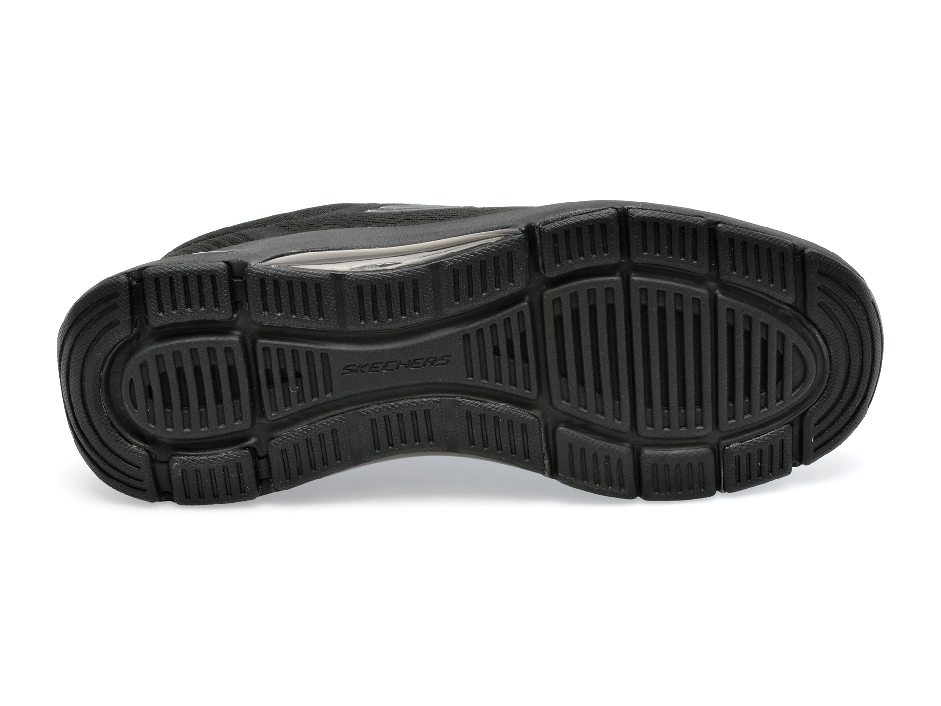 Pantofi sport SKECHERS negri, SKECH-AIR ARCH FIT, din material textil