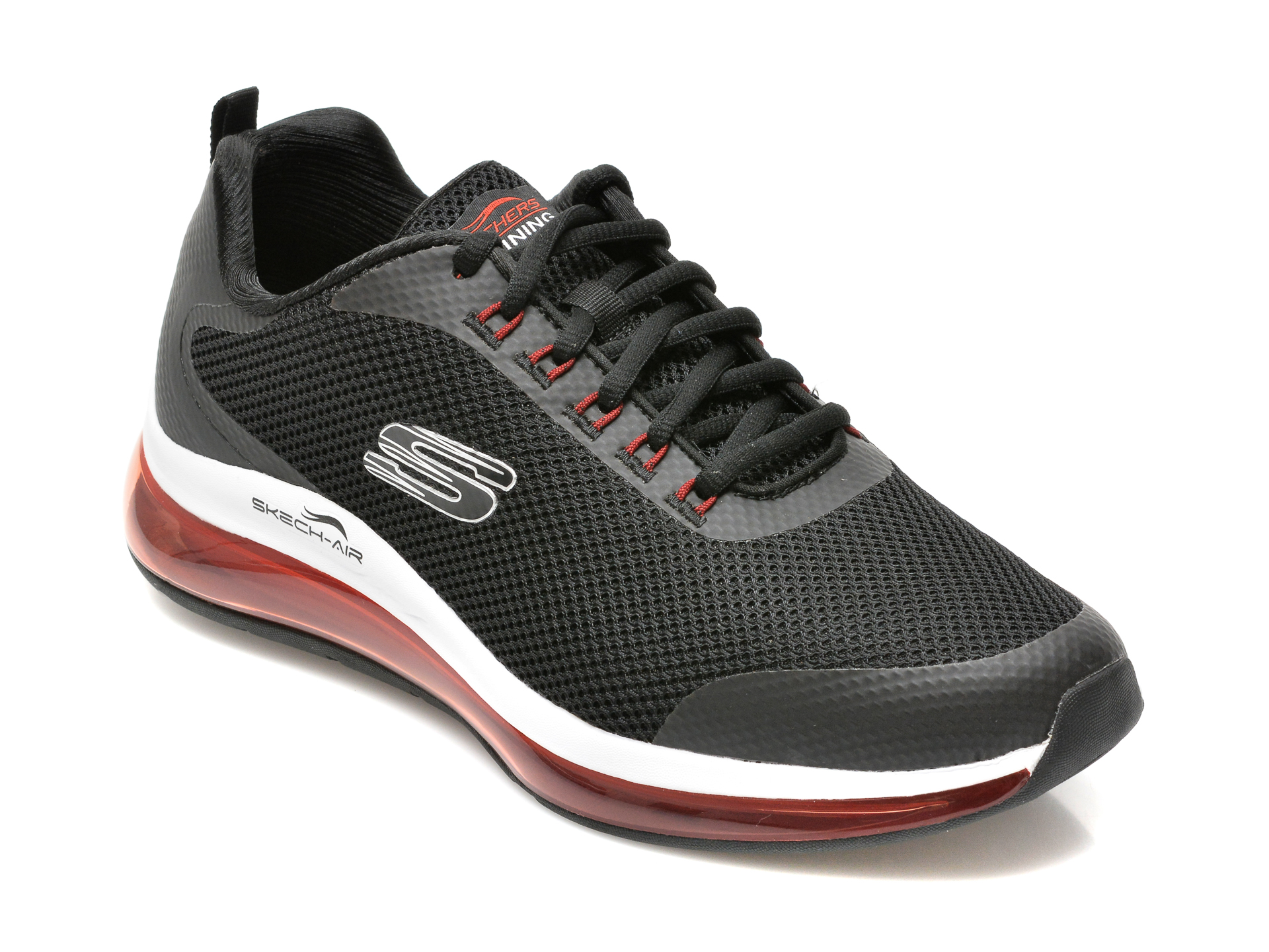 Pantofi sport SKECHERS negri, SKECH-AIR ELEMENT 2.0, din material textil otter.ro imagine super redus 2022